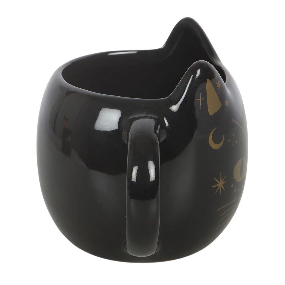 Black - Something Different - Magick Black Cat Face Mug - 3