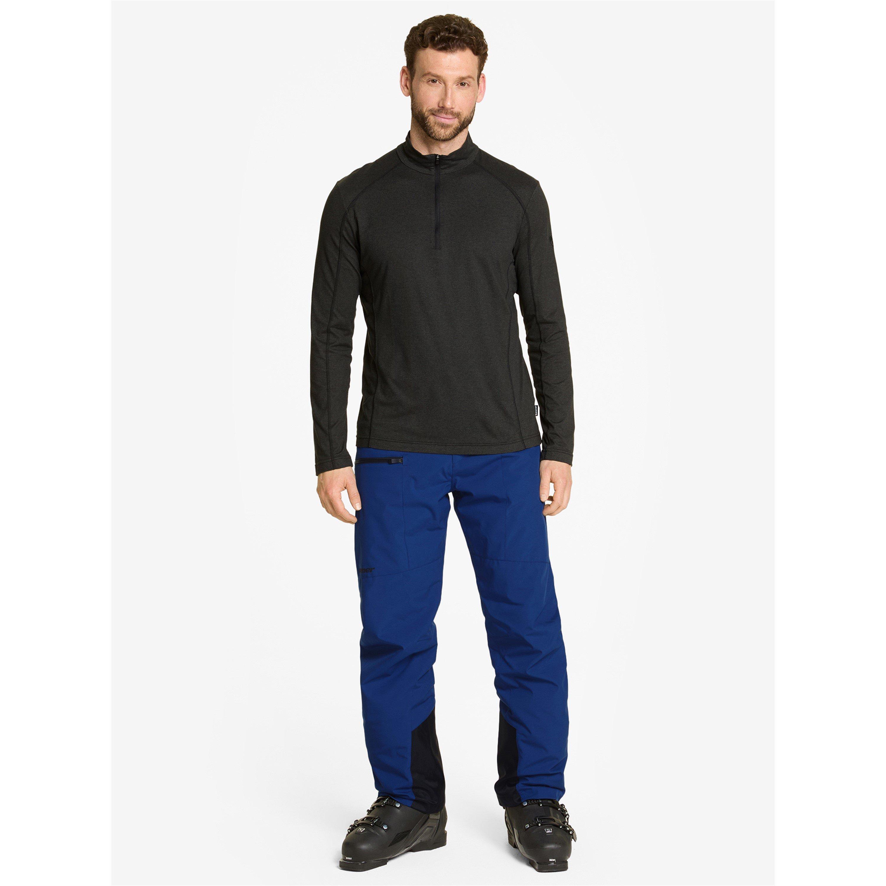 Black - Ziener - Men's Jelano Half-Zip Fleece - 1