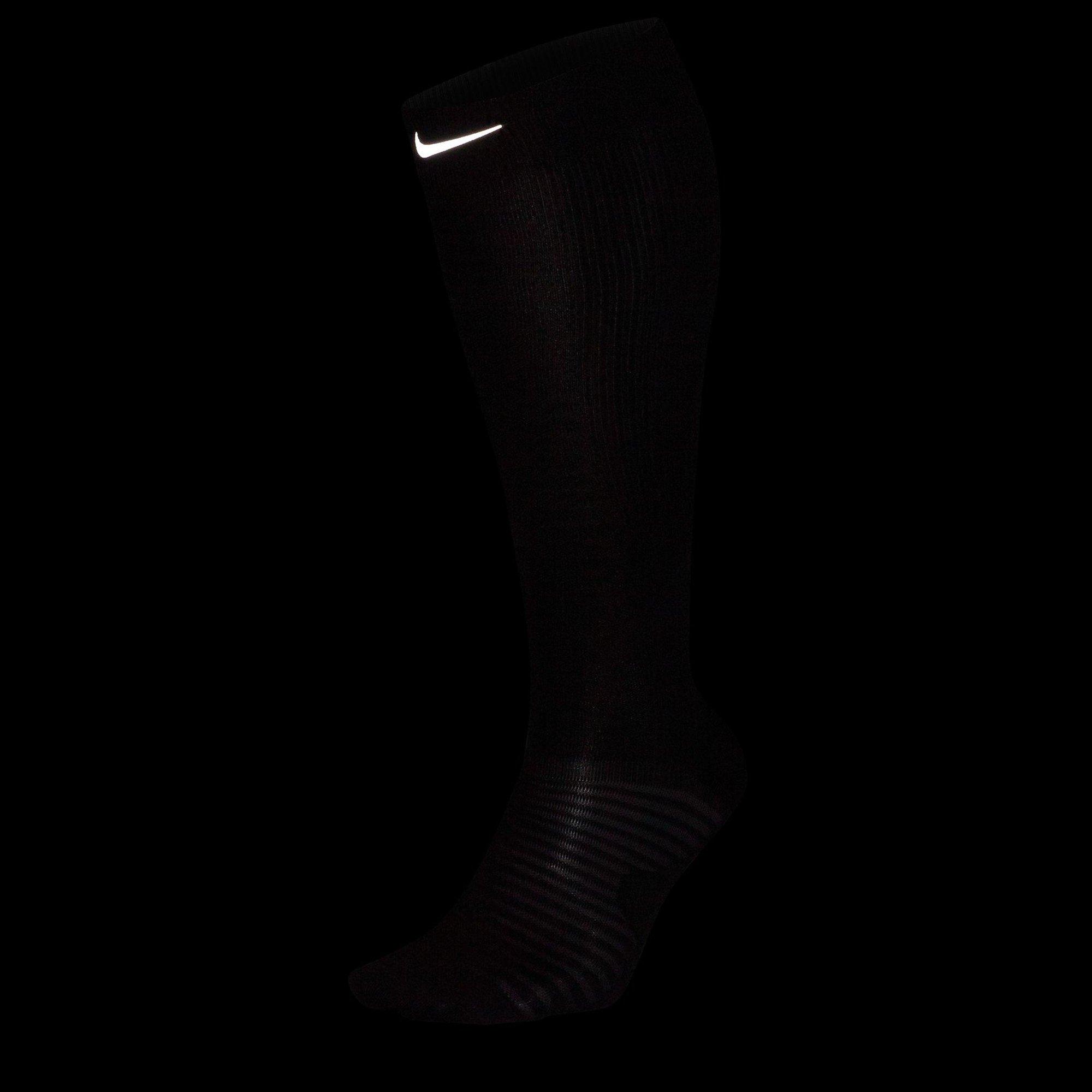 Black/Reflect S - Nike - Men's Spark Lightweight Over the Calf Compression Socks - 12