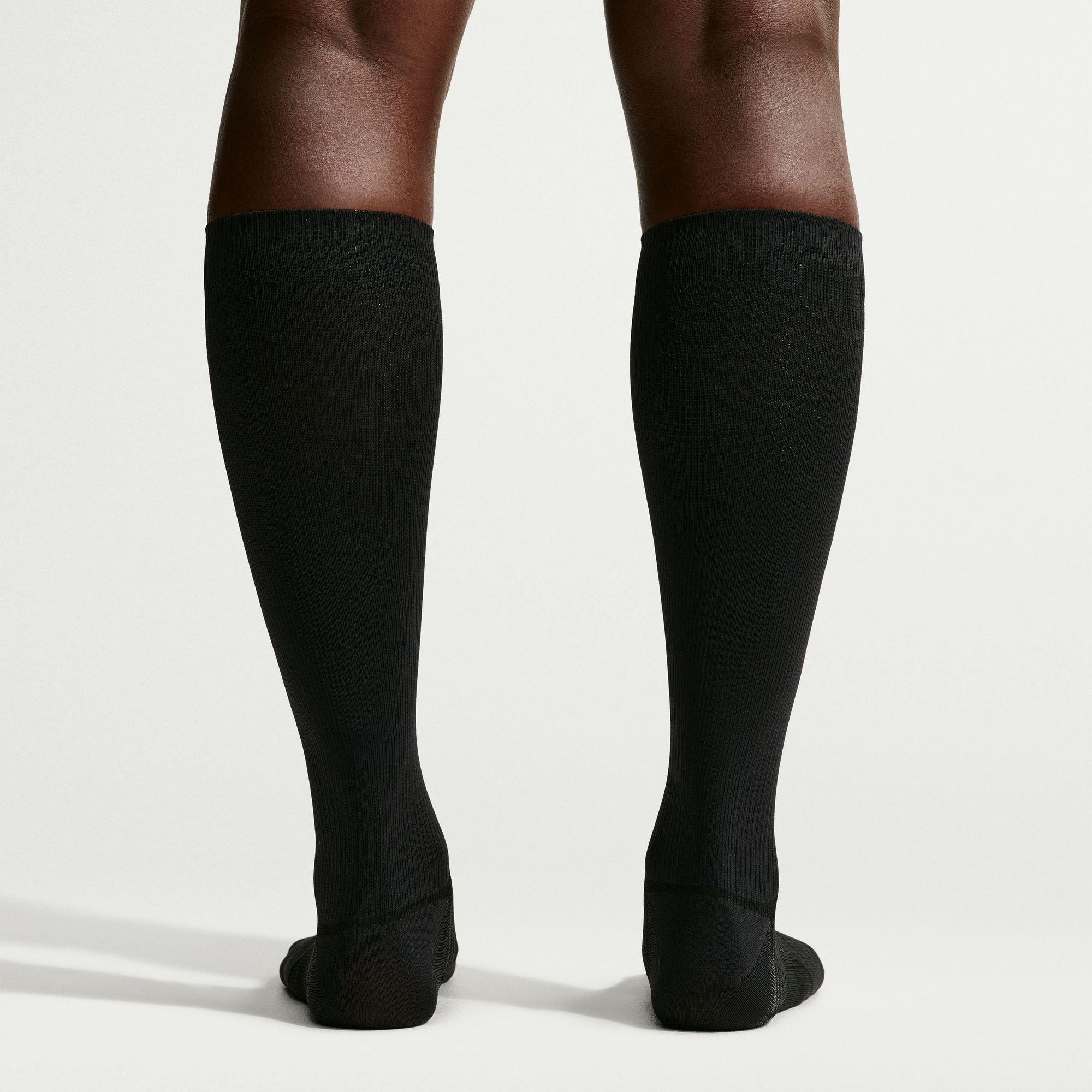 Black/Reflect S - Nike - Men's Spark Lightweight Over the Calf Compression Socks - 10