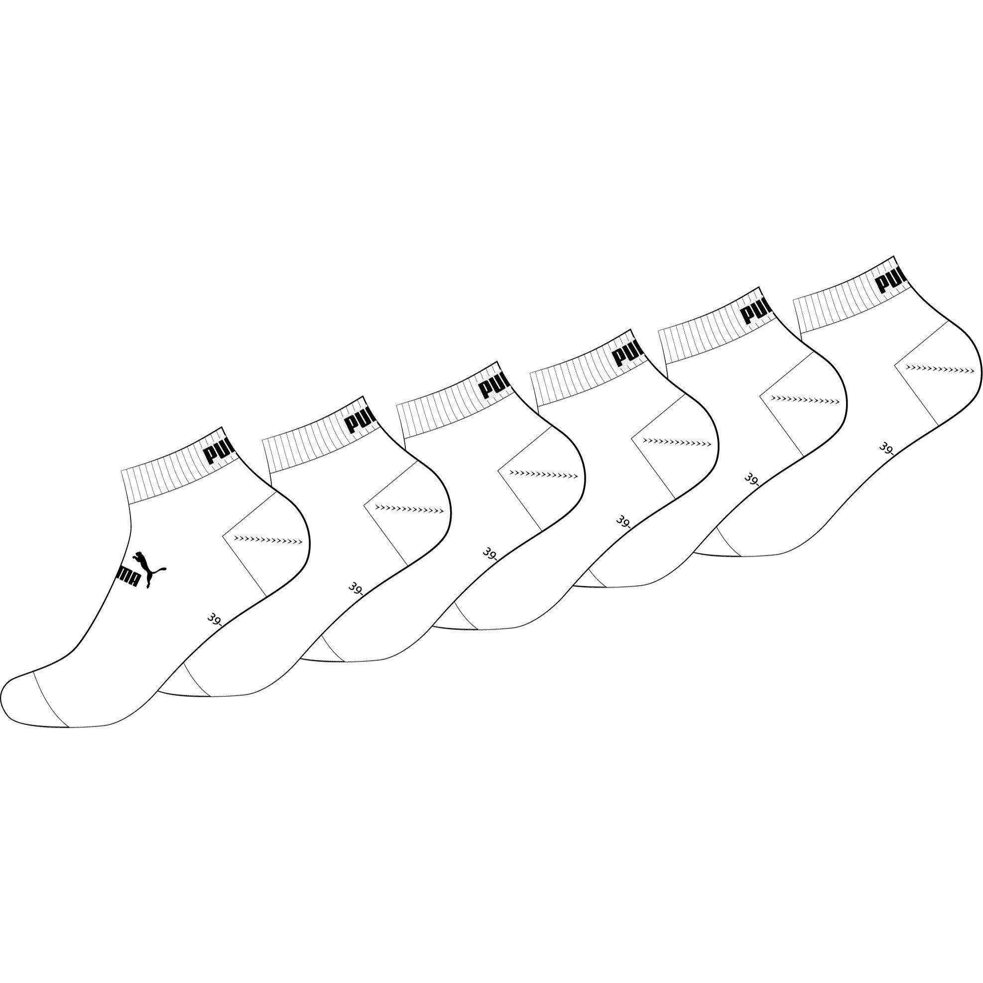 White - Puma - Quarter Socks