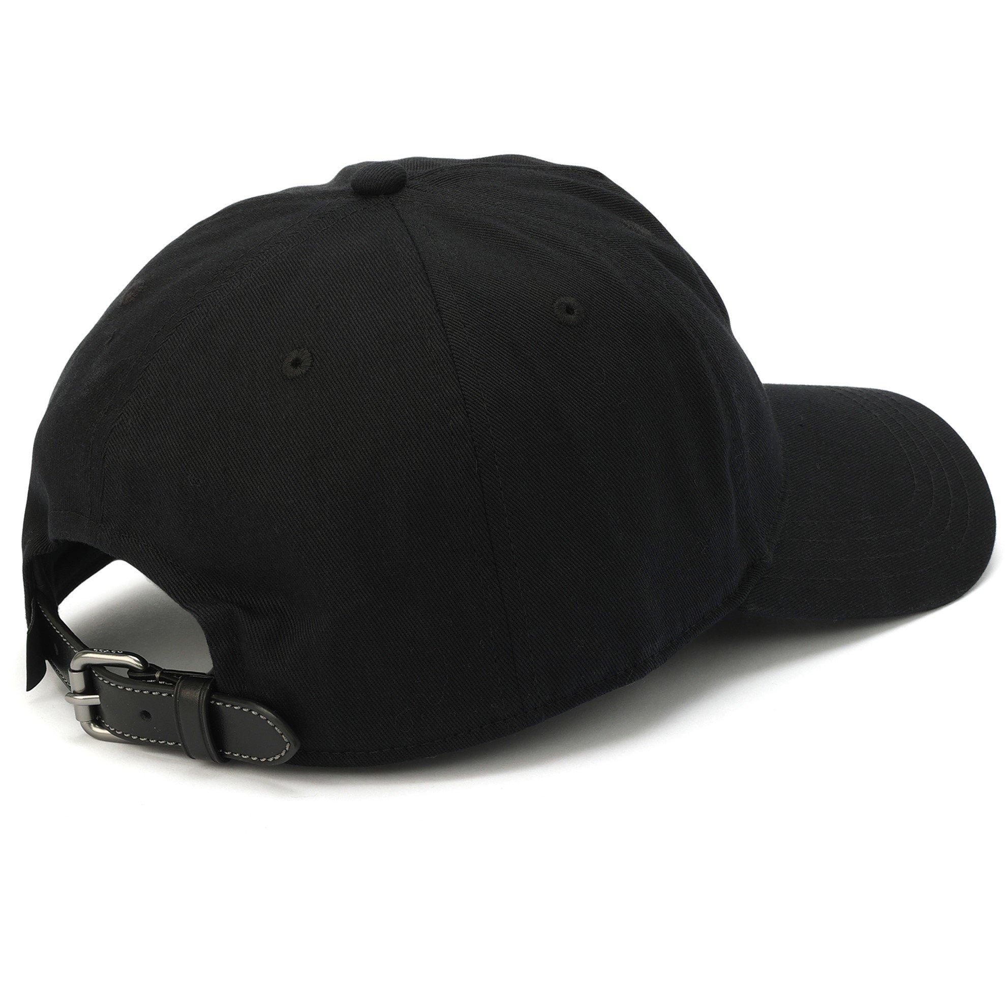 Black - Coach - COACH SCULPTED C BASEBALL HAT - 2