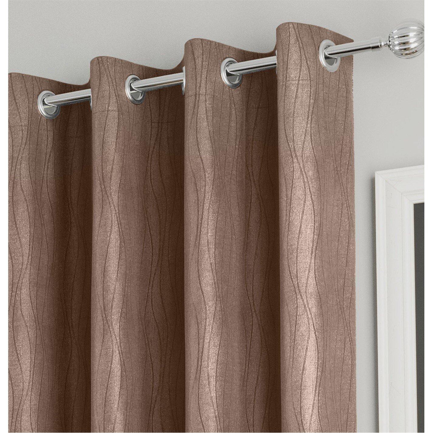 Bronze - Enhanced Living - Goodwood Bronze Thermal Blockout Eyelet Curtains - 2