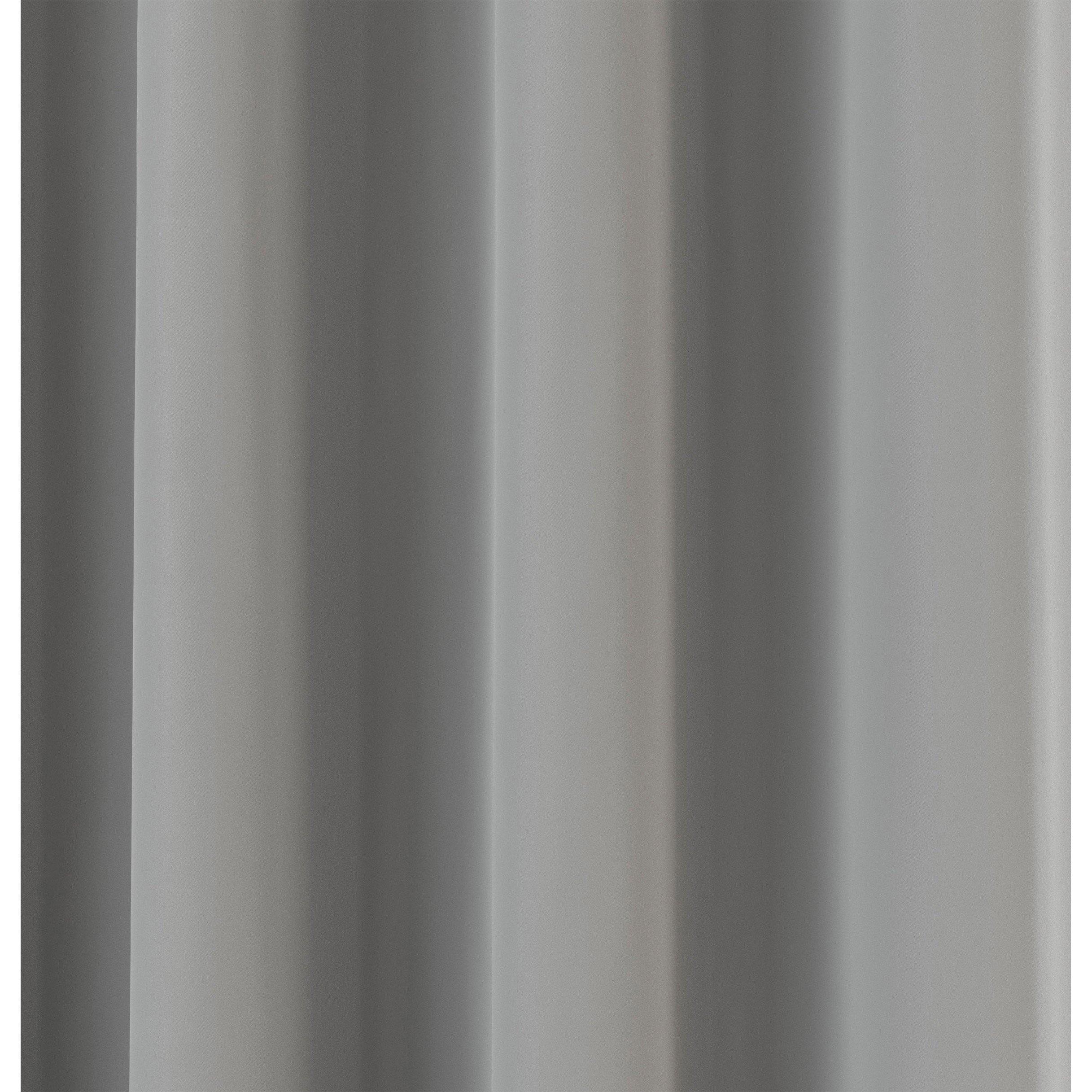 Grey - Enhanced Living - Supersoft Grey Thermal Blockout Eyelet Curtains - 3