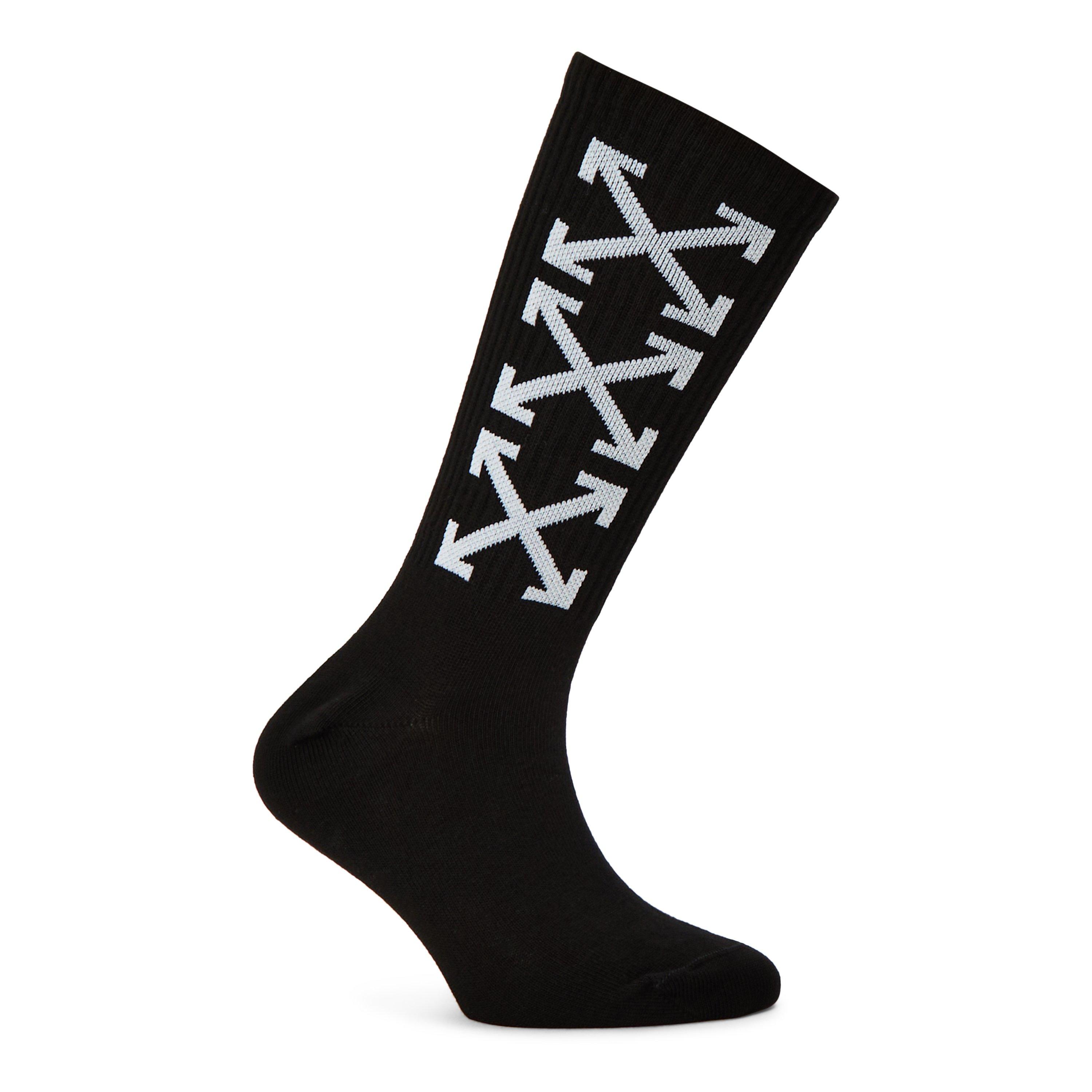 Black White - Off White - Off Arrow Sock Jn99 - 2