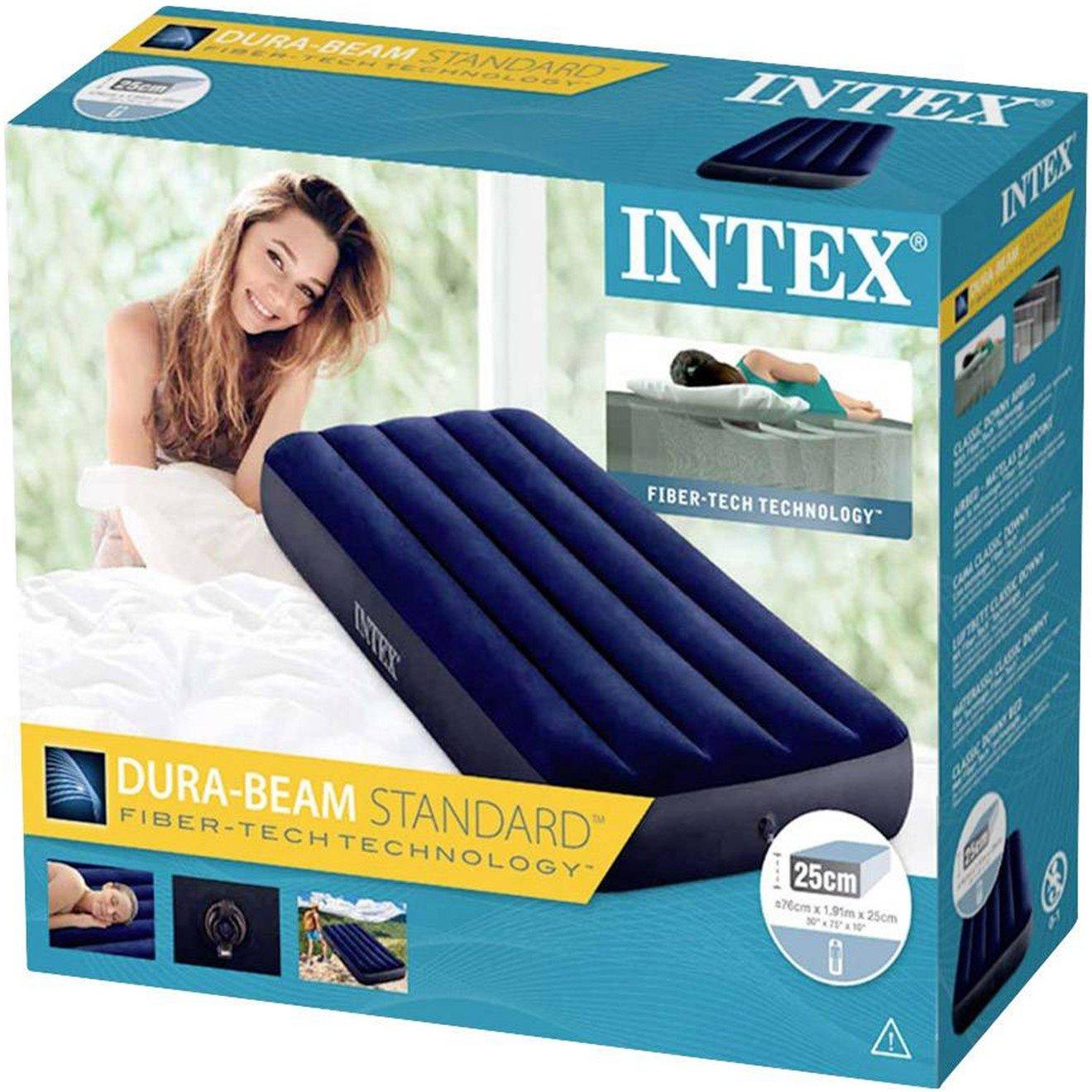 Navy - Intex - Intex Wave Beam Inflatable Airbed - 4