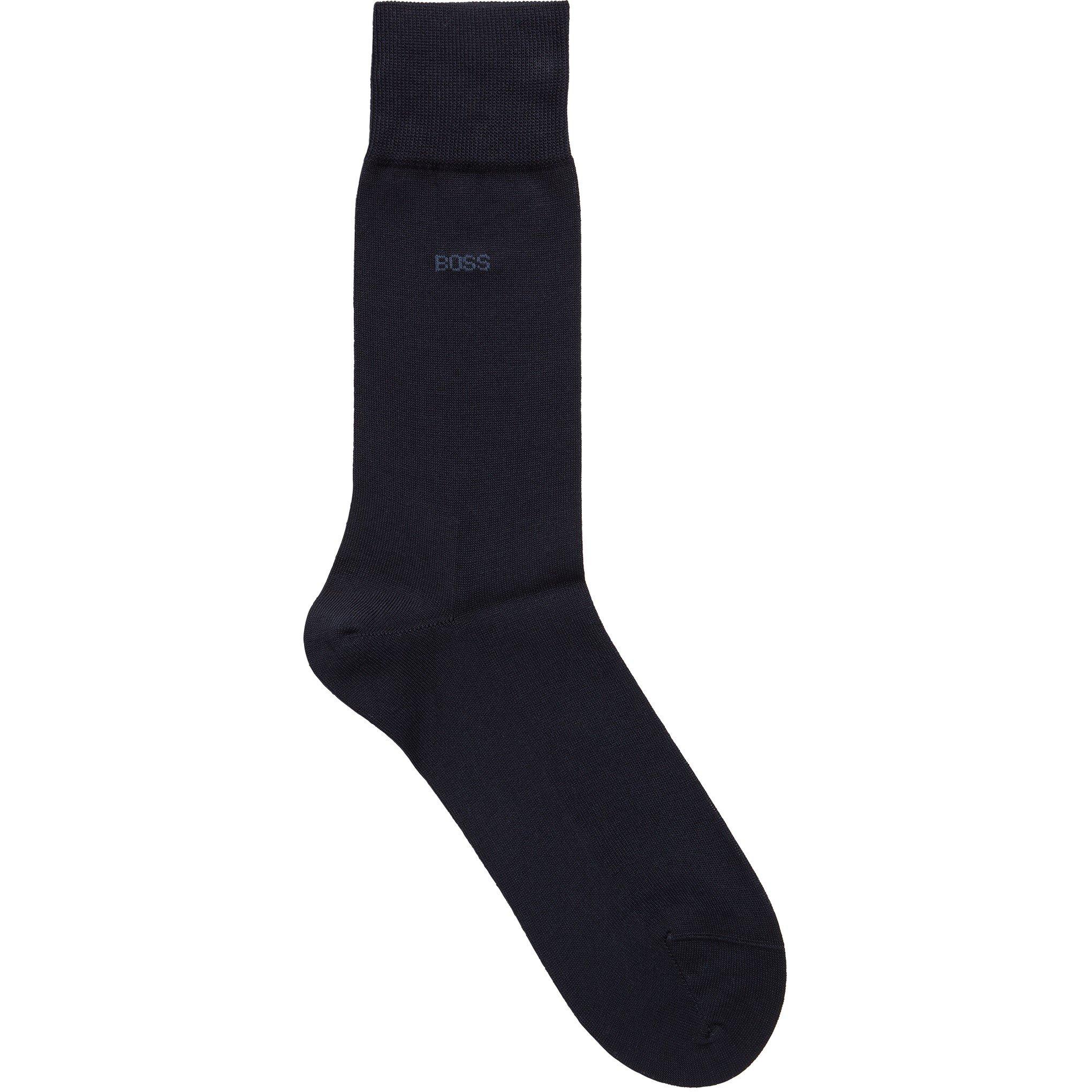 Boss Men's George Plain Socks - Navy 401 - 9-9.5