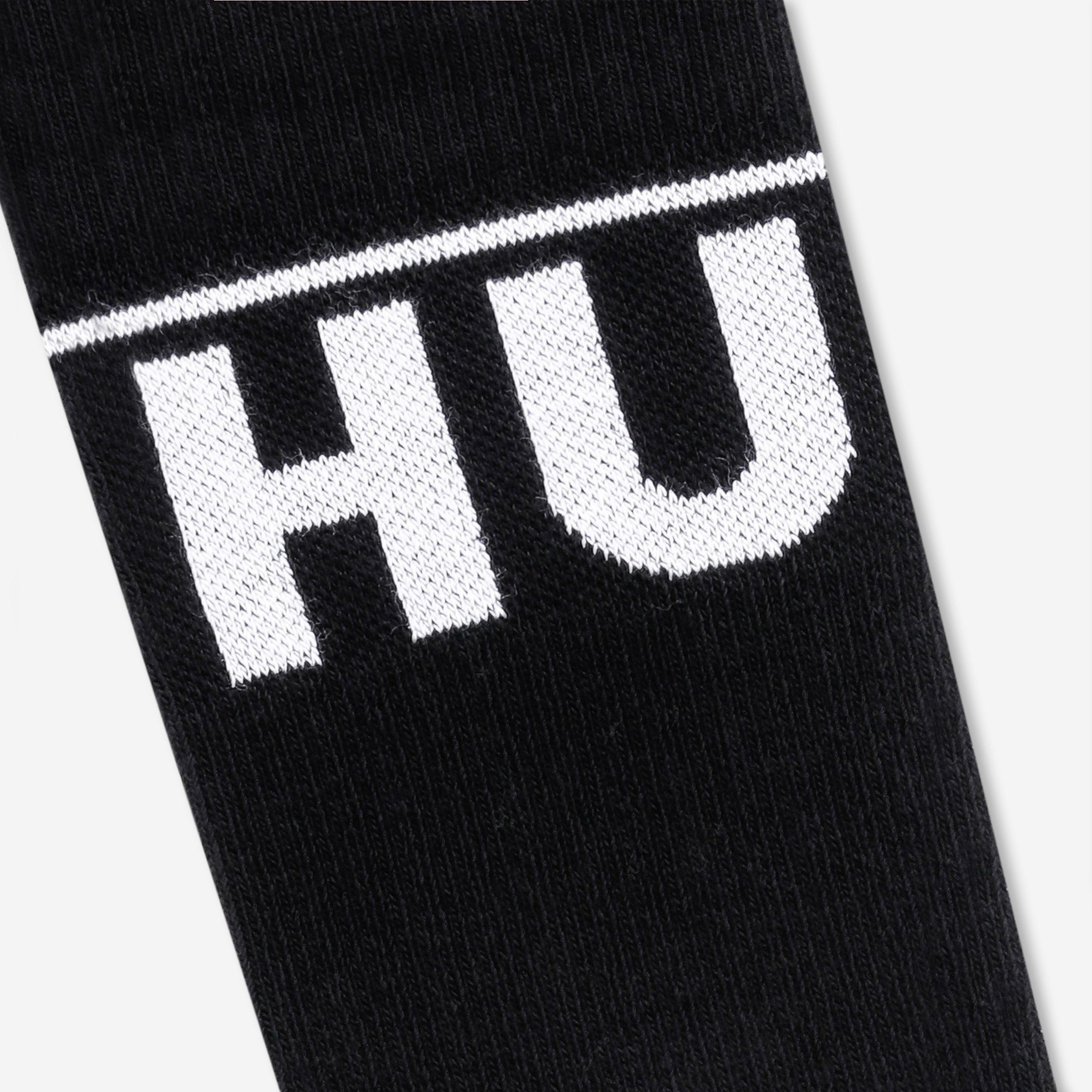 Black 001 - Hugo - 2 Pack Iconic Crew Socks - 4