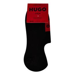 Hugo 2 Pack Label Low Cut Socks