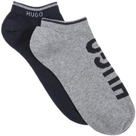 Hugo 2 Pack Logo Ankle Socks