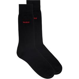 Hugo 2 Pack Small Logo Crew Socks