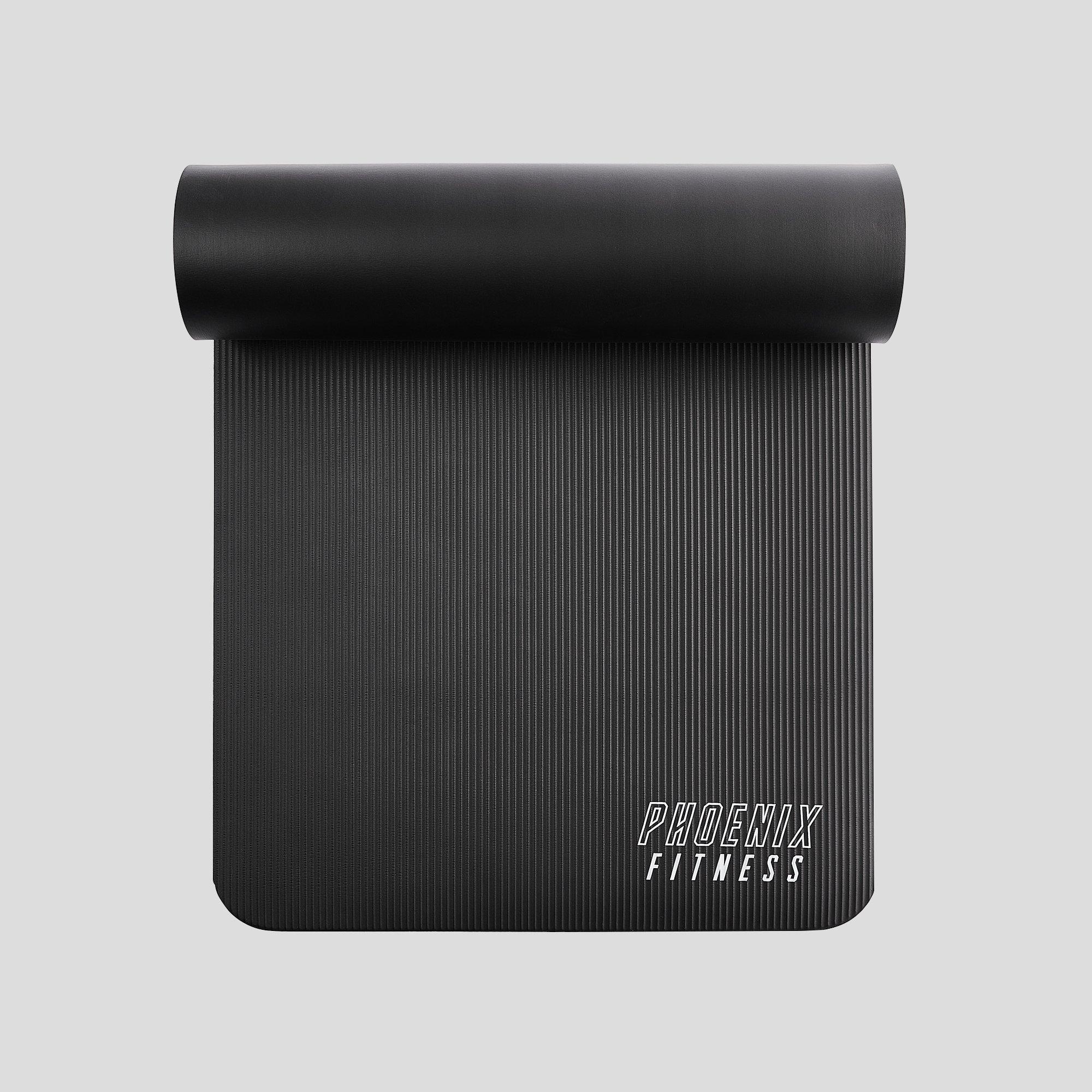 Black - Phoenix Fitness - Phoenix Fitness NBR Fitness Mat - 5