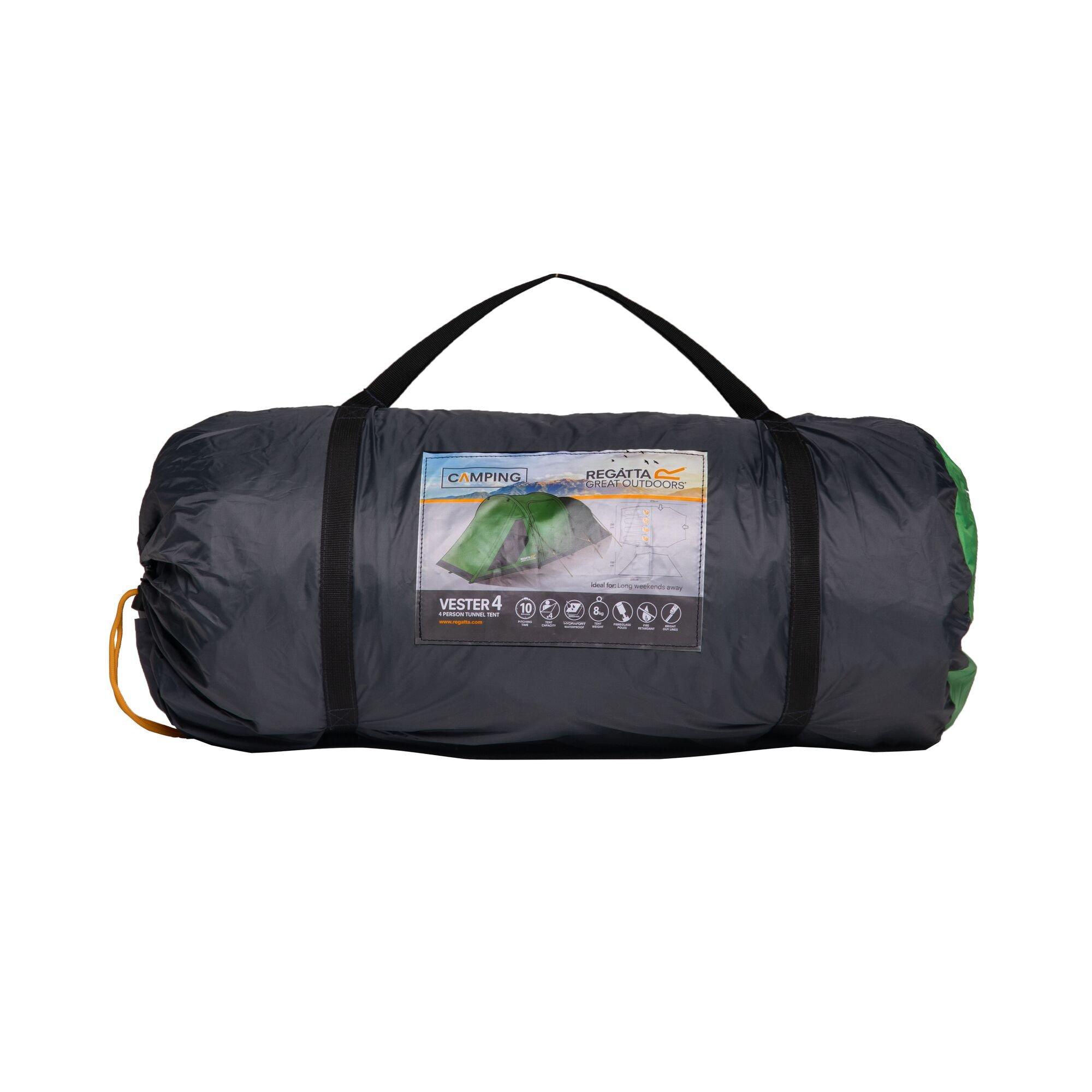 Extgrn/Green - Regatta - Vester 4 Person Tent - 5