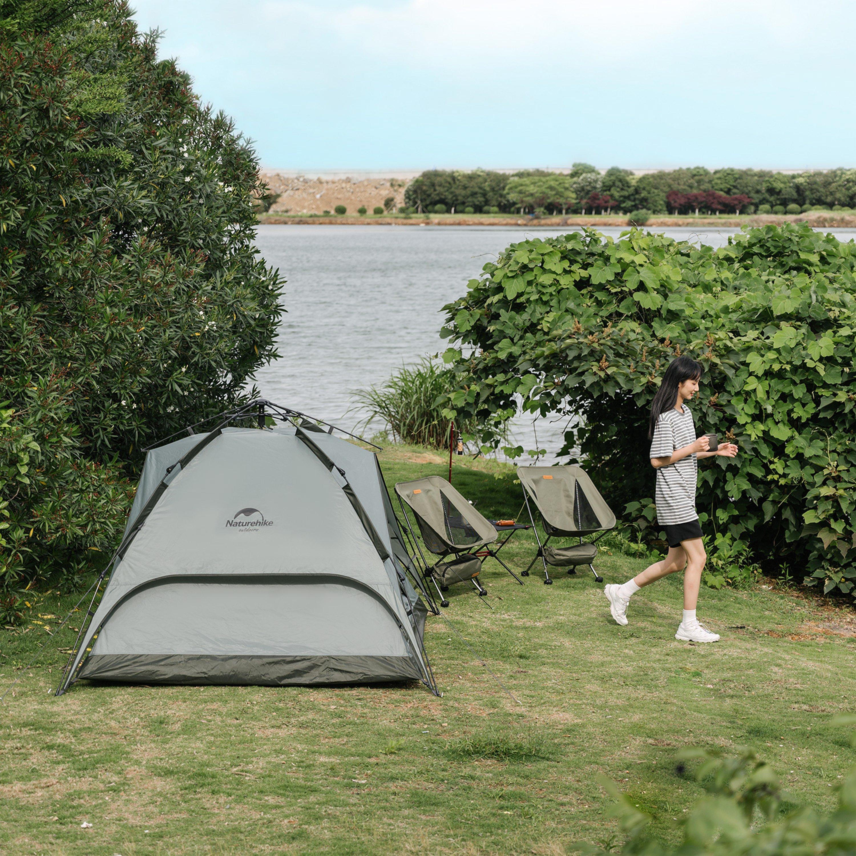 Forest Green - Naturehike - Automatic Tent for 3-4 People - 10