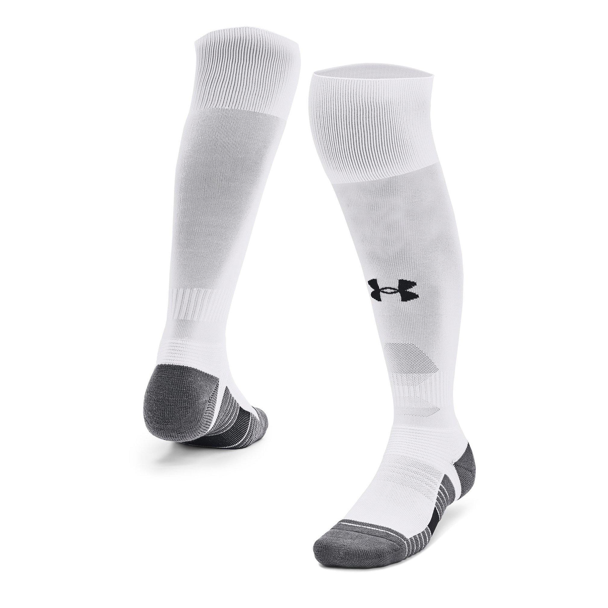 Under Armour  Over The Calf Football Socks - White/Gry/Blck - Mens 12+