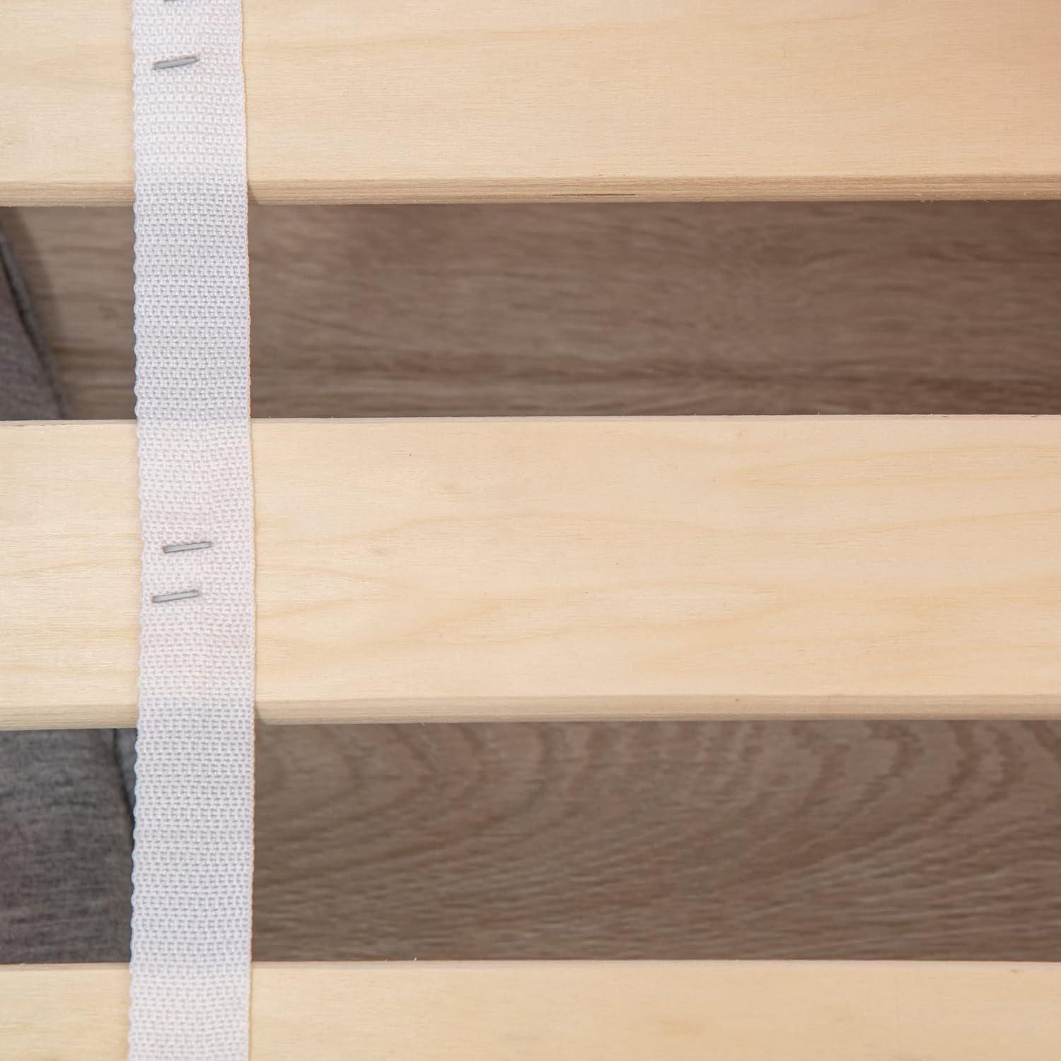 Grey - HOMCOM - Kids Toddler Bed with Star and Moon Patterns - 9