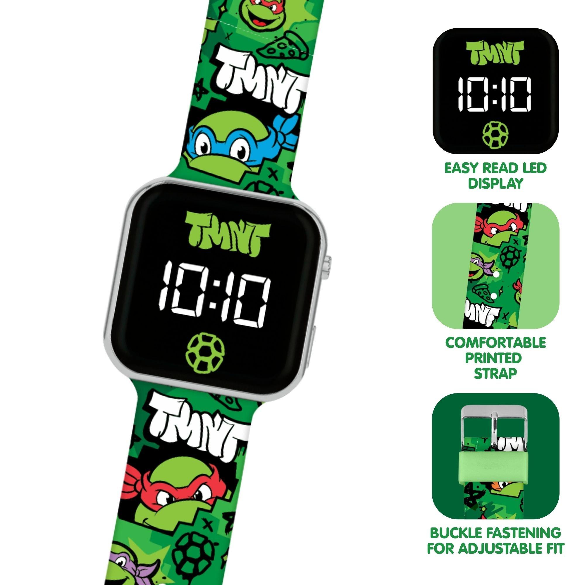 Green - Teenage Mutant Ninja Turtles - Teenage Mutant Ninja Turtles LED Watch - 3