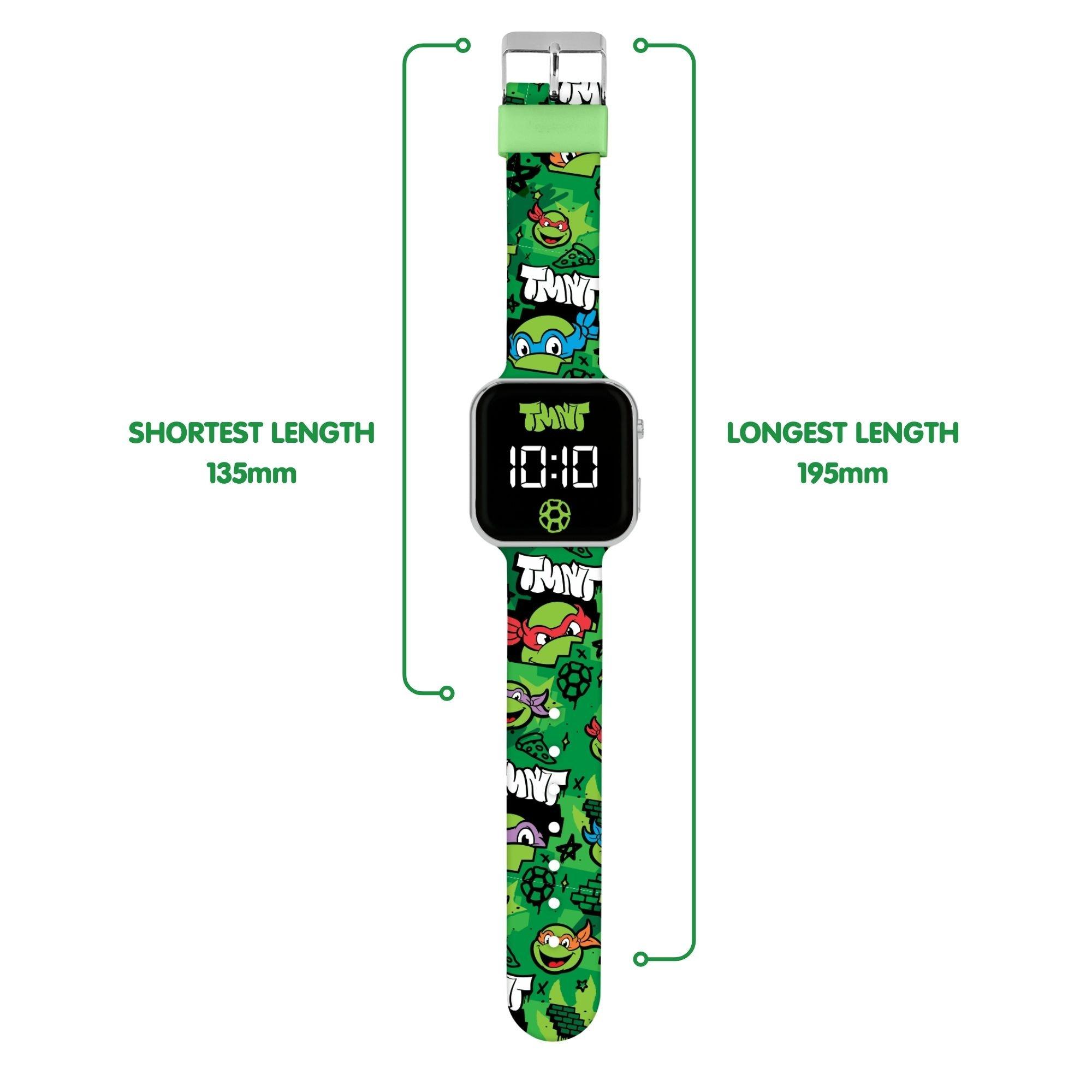 Green - Teenage Mutant Ninja Turtles - Teenage Mutant Ninja Turtles LED Watch - 4