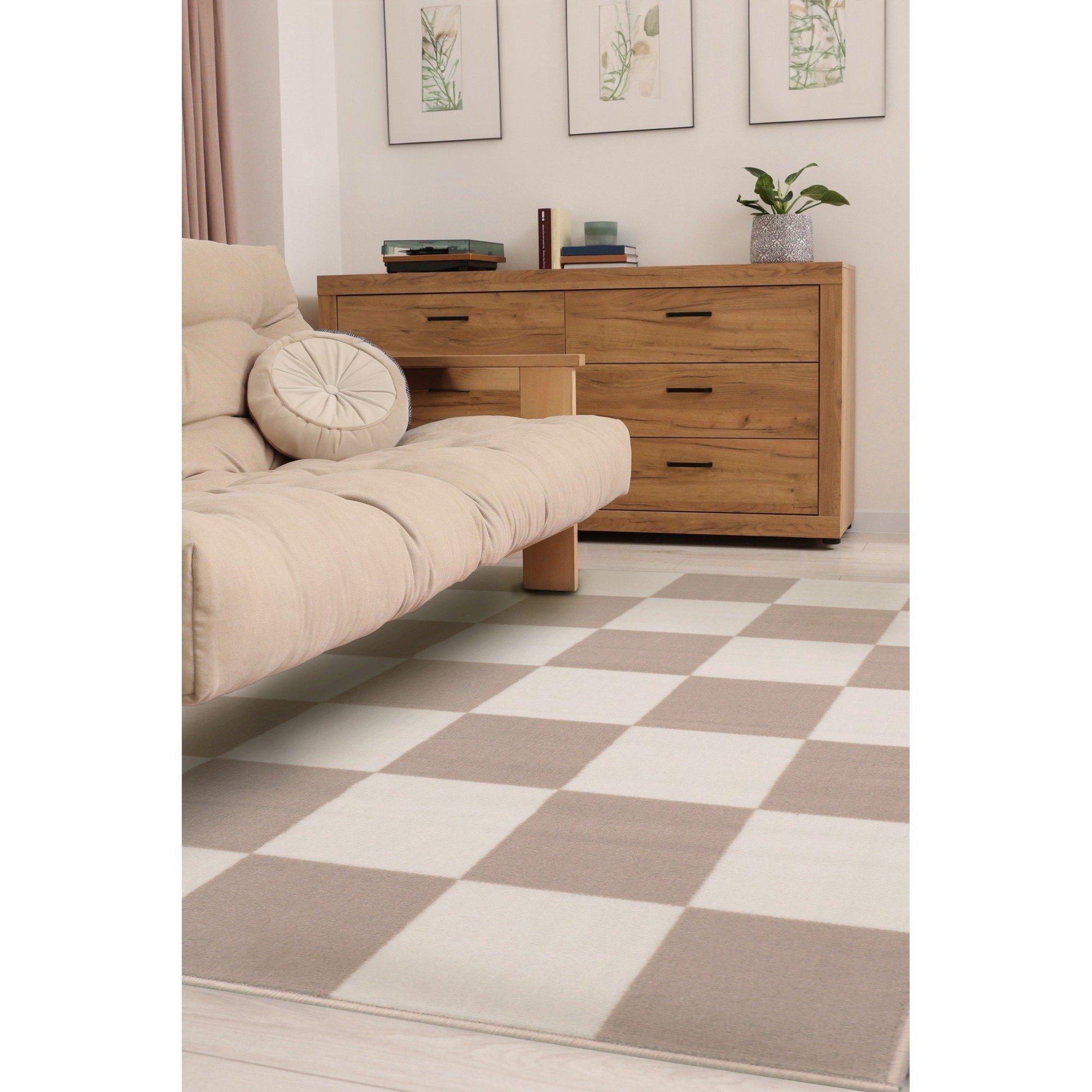 Homemaker  Maestro Blocks Rug Cream - 160x230cm