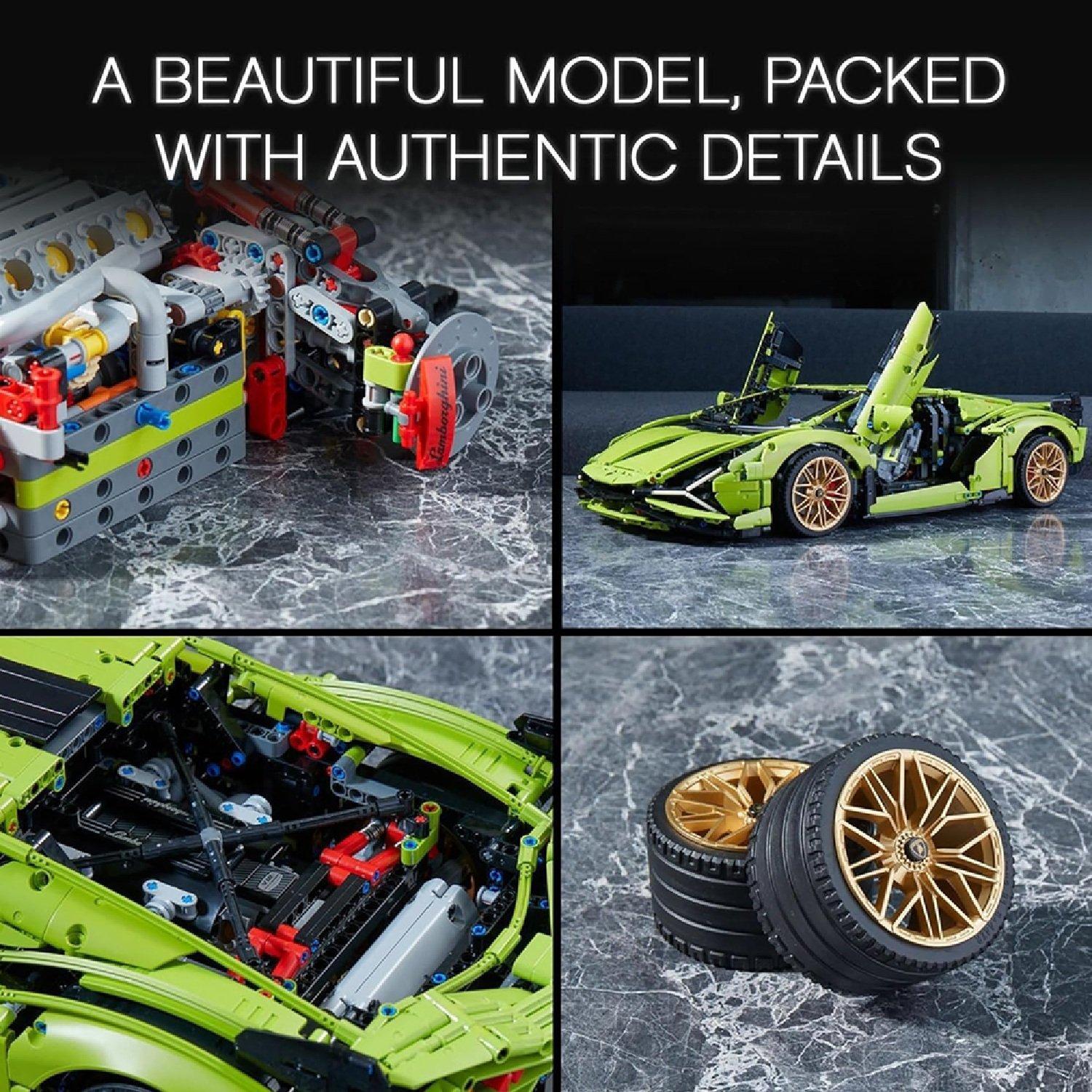 Black - LEGO - LEGO 42115 - Technic Lamborghini Sian FKP 37 - 4