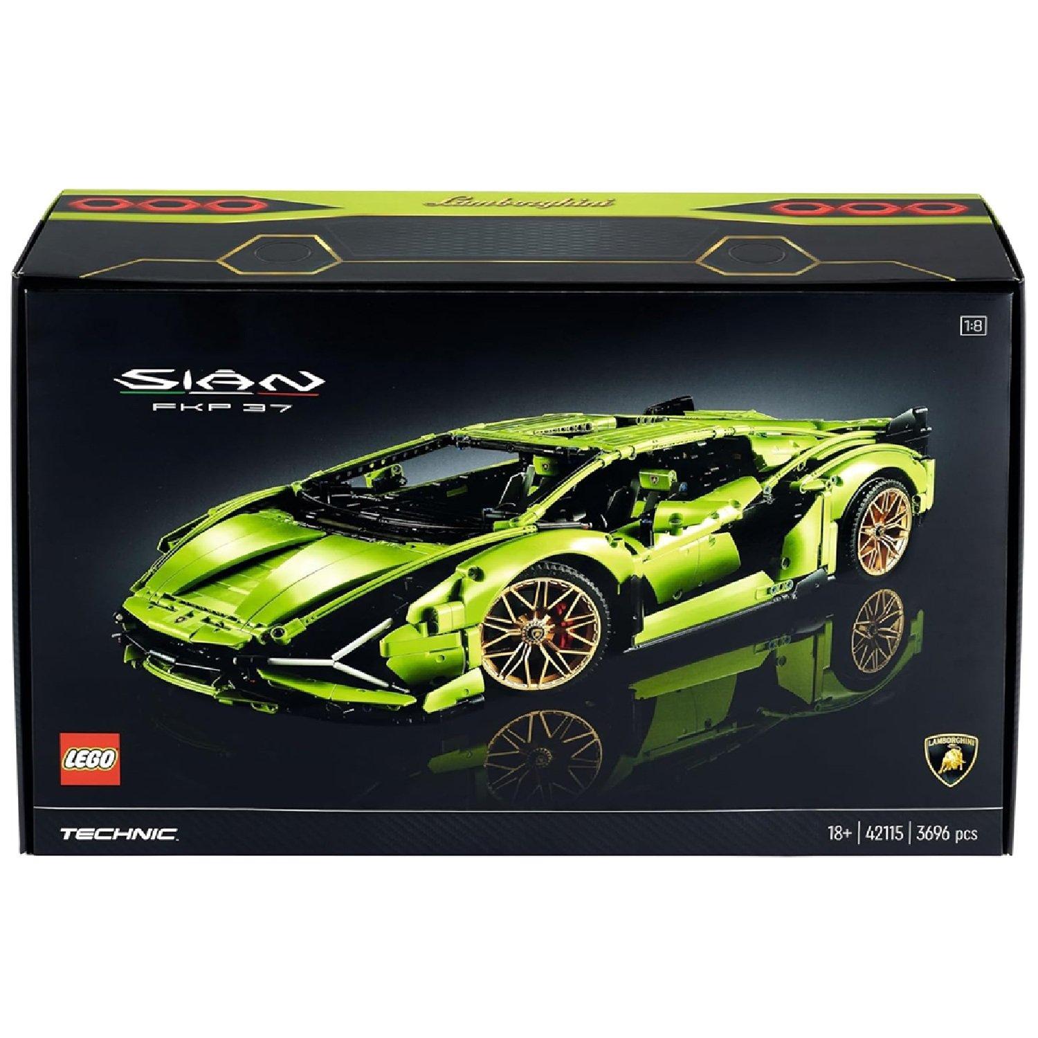 Black - LEGO - LEGO 42115 - Technic Lamborghini Sian FKP 37 - 7