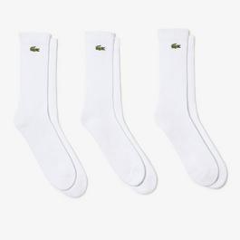 Lacoste Men's 3 Pack Crew Socks