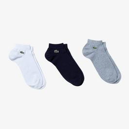 Lacoste 3 Pack Trainer Socks