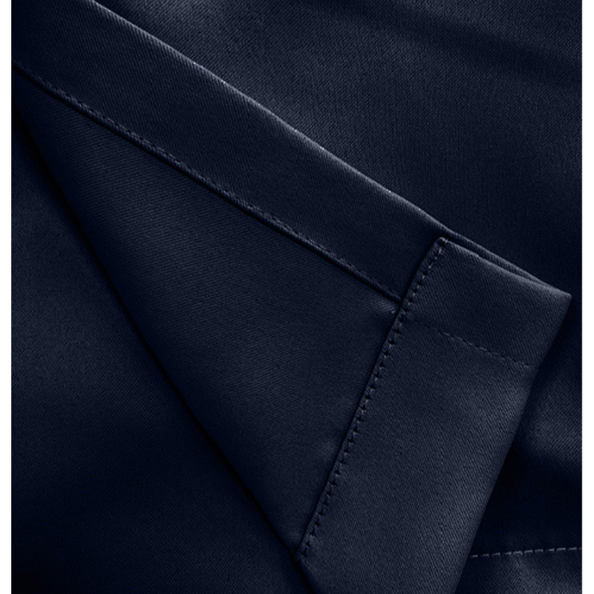 Navy - Enhanced Living - Supersoft Navy Thermal Blockout Eyelet Curtains - 4