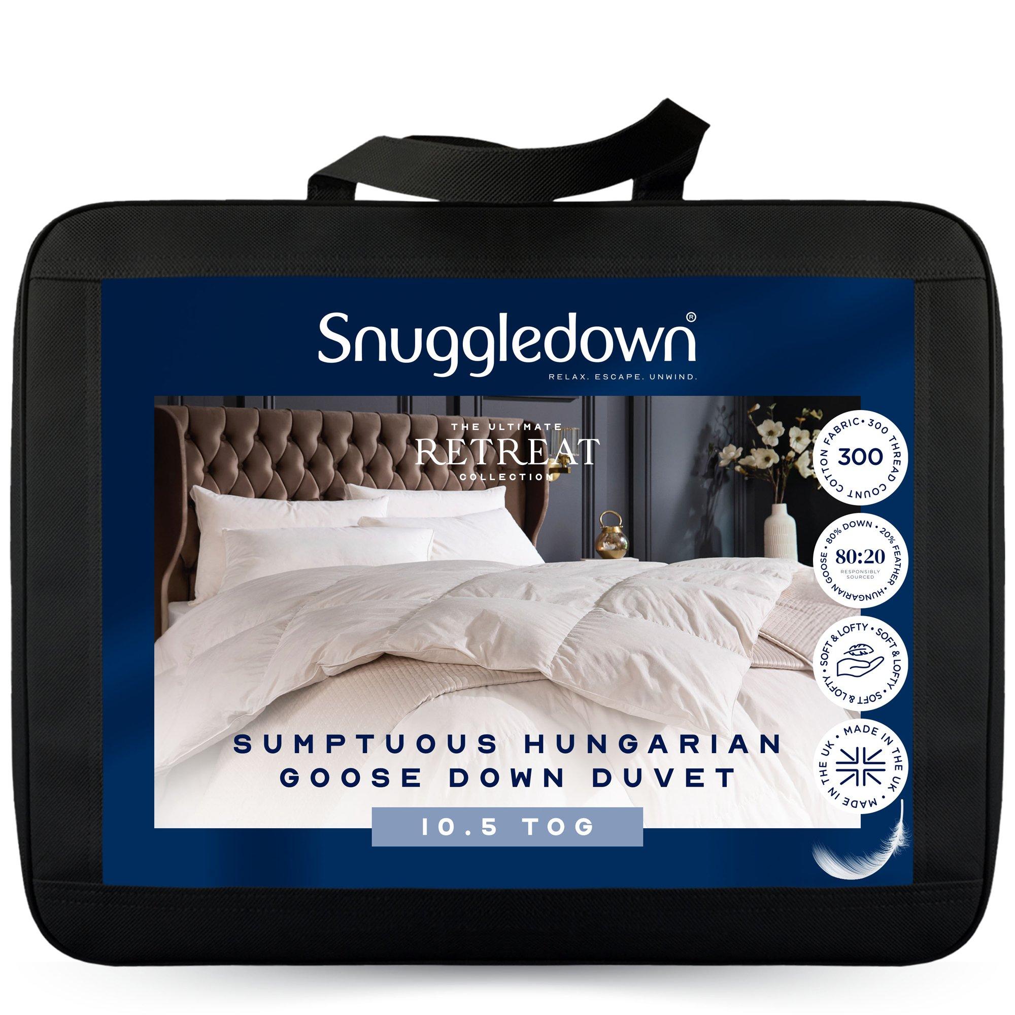 White - Snuggledown - Indulgent Cotton 10.5 Tog Duvet - 1