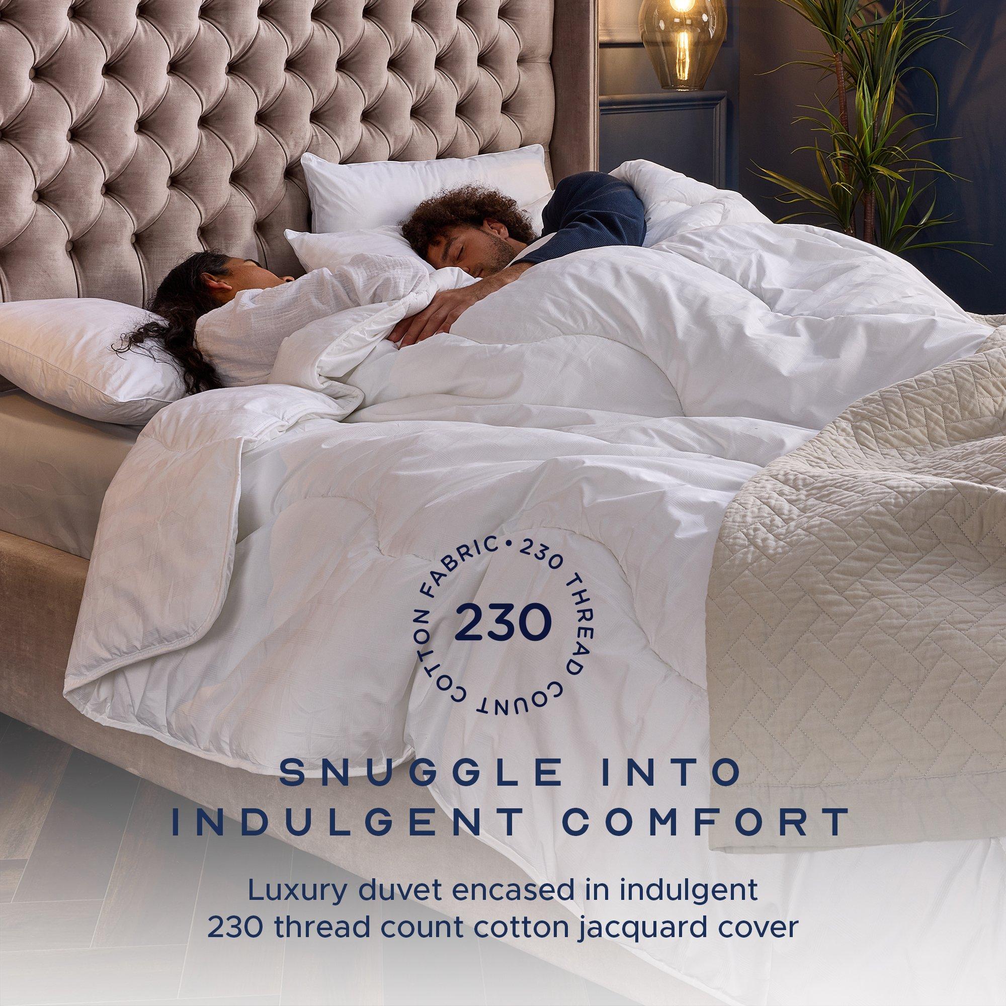 White - Snuggledown - Indulgent Cotton 10.5 Tog Duvet - 2