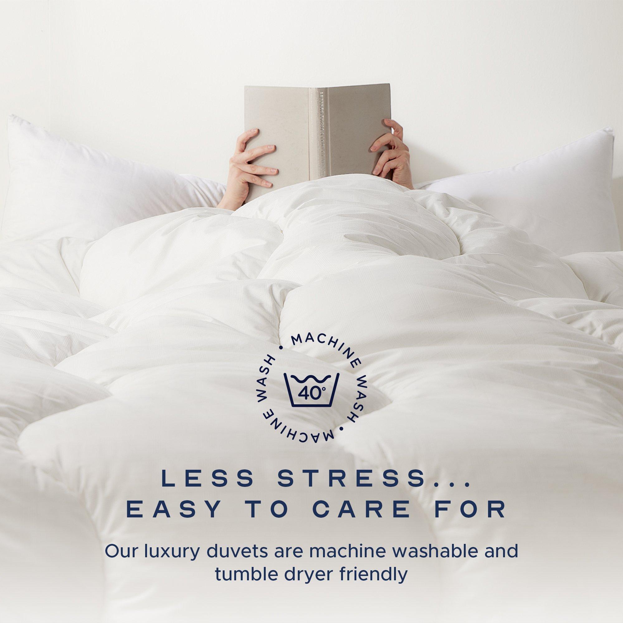 White - Snuggledown - Indulgent Cotton 13.5 Tog Duvet - 7