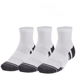 Under Armour Performance Quarter 3 Pack Socks Mens