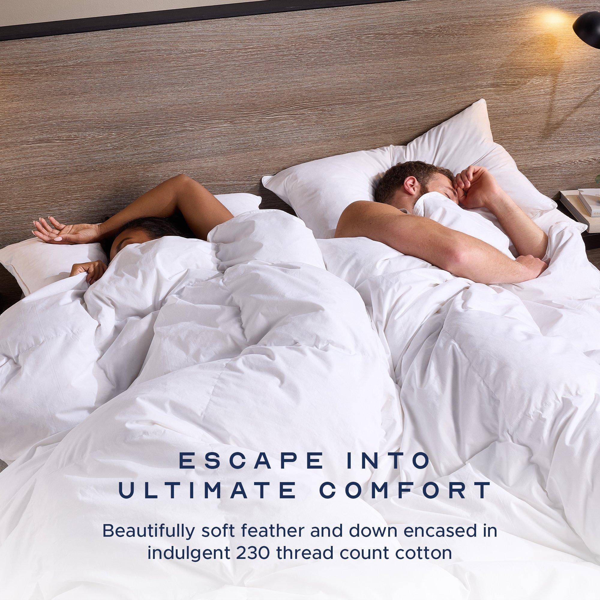 White - Snuggledown - Goose Feather & Down 10.5 Tog Duvet - 2