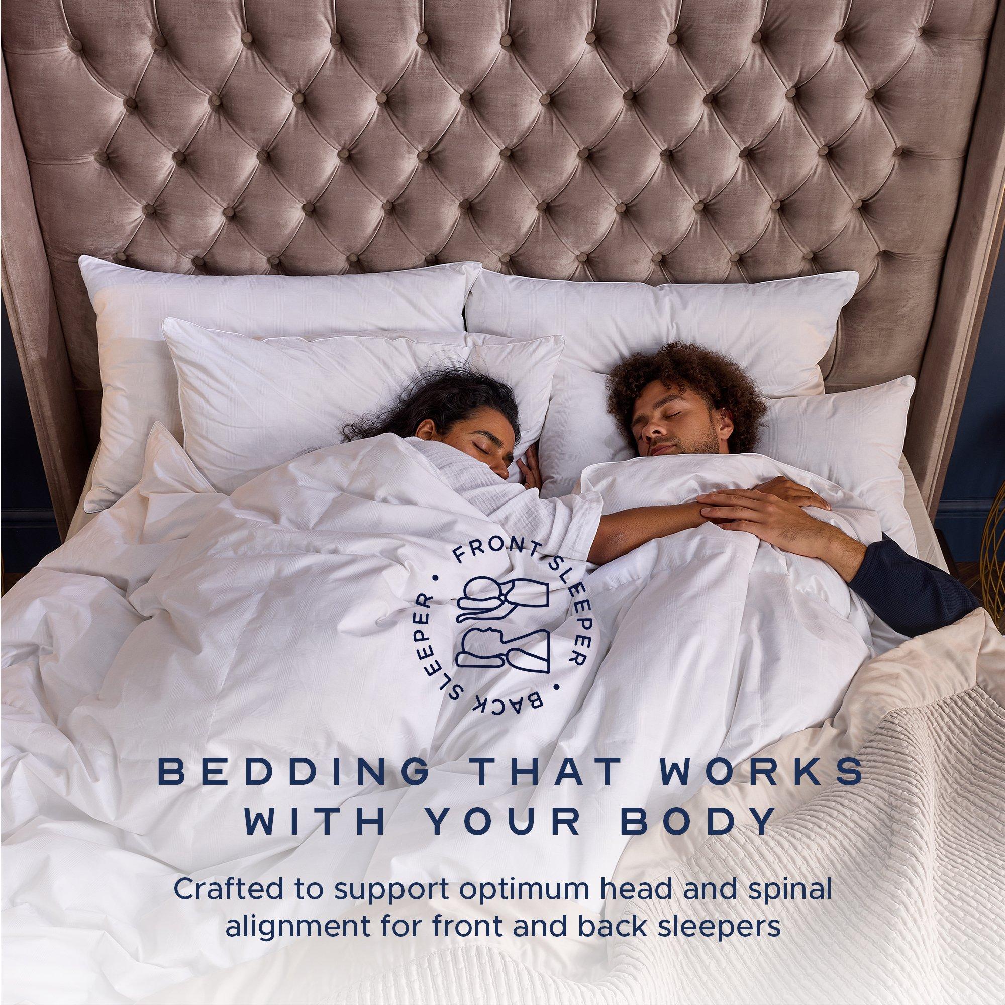 White - Snuggledown - Hungarian Goose Down Soft Pillow - 4