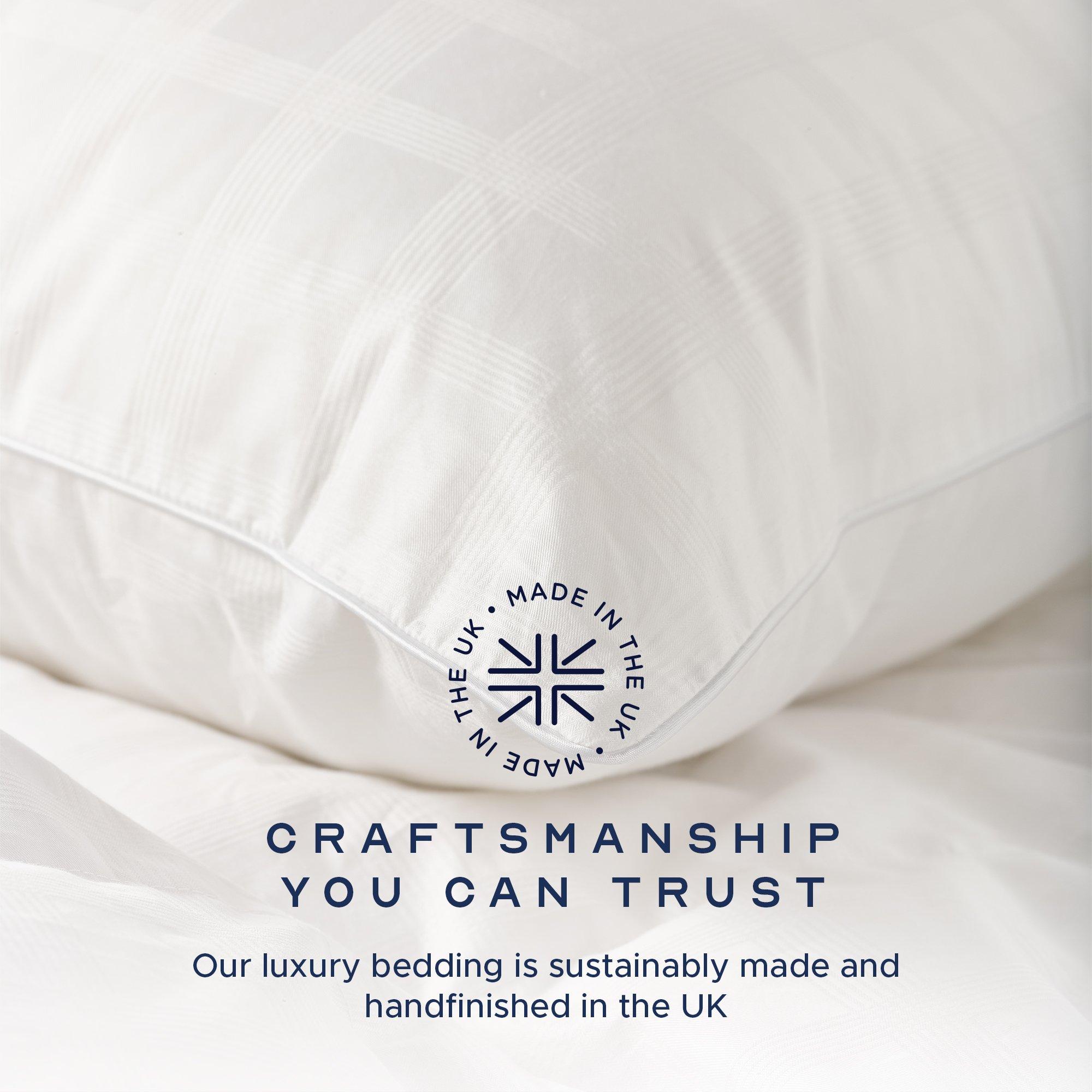 White - Snuggledown - Hungarian Goose Down Soft Pillow - 6