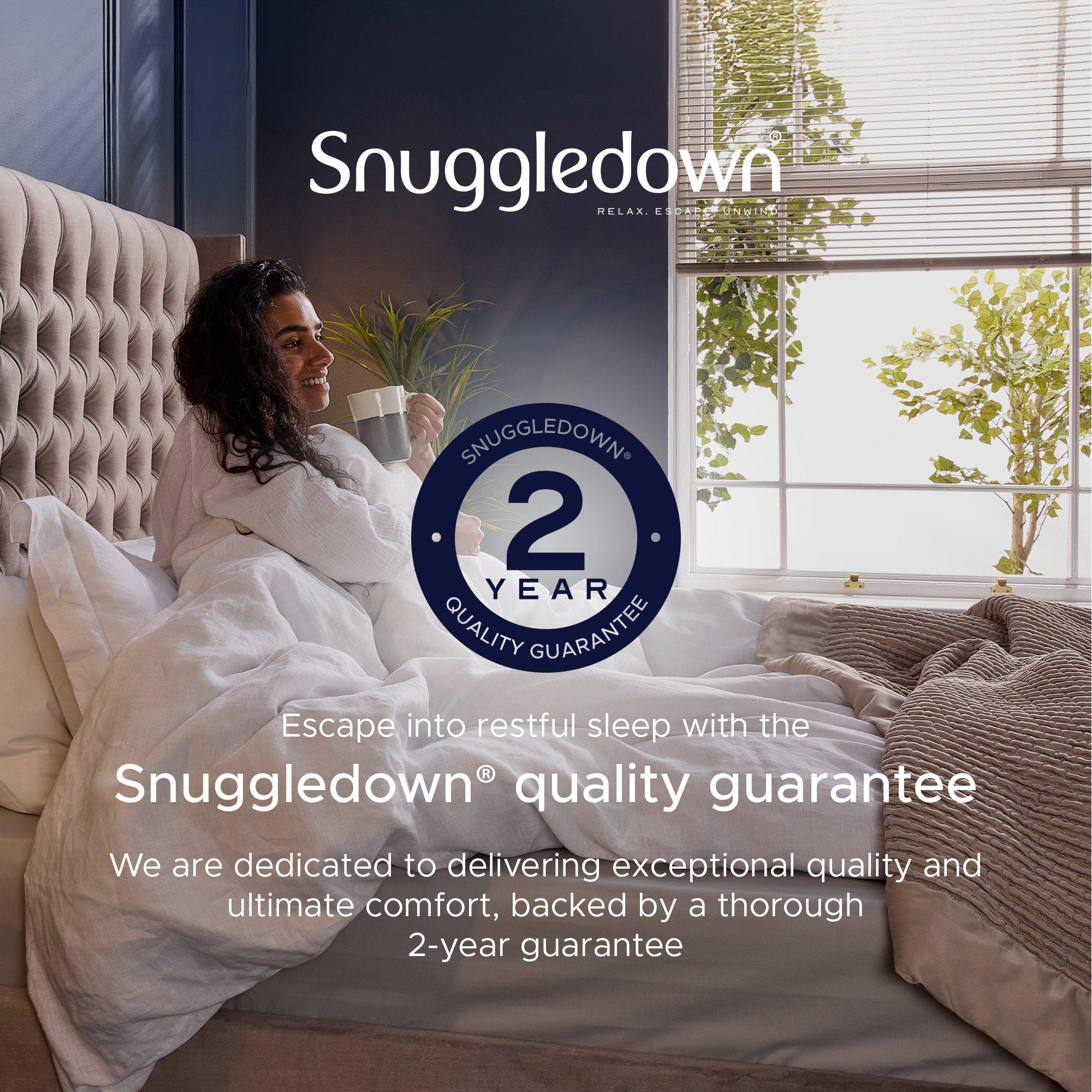 White - Snuggledown - Hungarian Goose Down Soft Pillow - 10