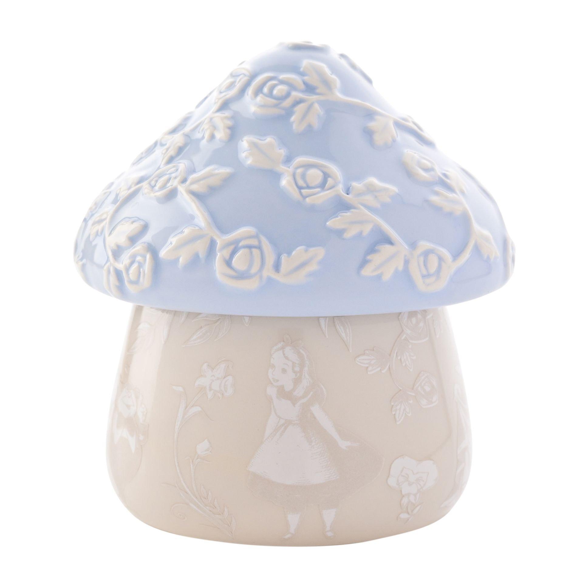 Blue - Disney - Disney Alice in Wonderland Mushroom Trinket Box - 1
