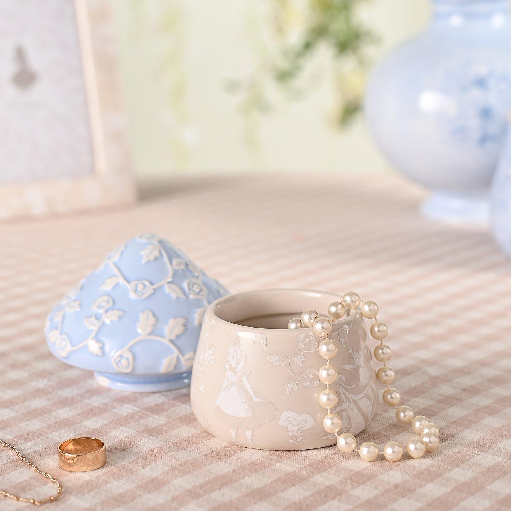 Blue - Disney - Disney Alice in Wonderland Mushroom Trinket Box - 2