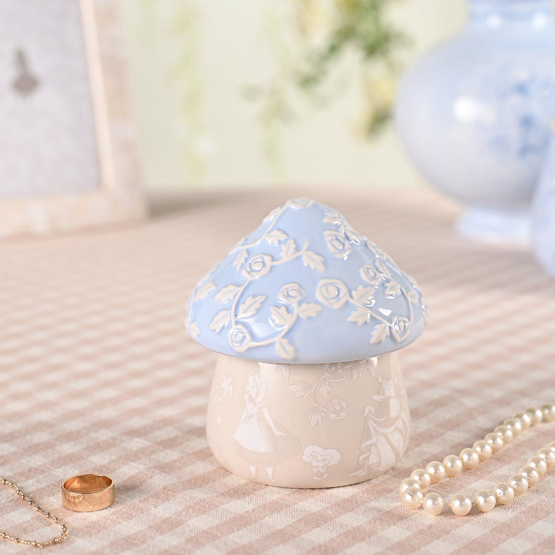 Blue - Disney - Disney Alice in Wonderland Mushroom Trinket Box - 3