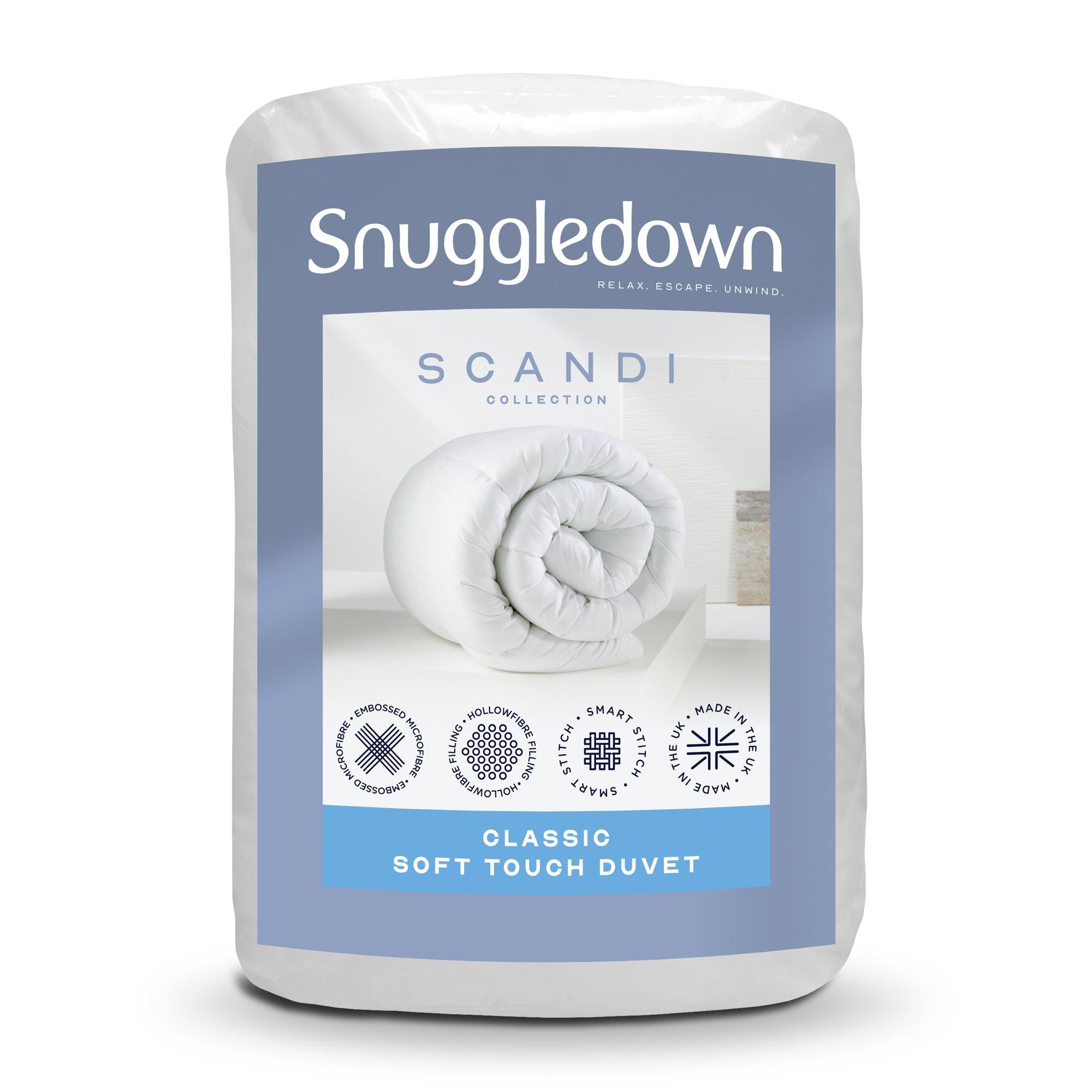 Snuggledown Unisex White Scandinavian Classic Soft Touch 4.5 Tog Summer Duvet In Single - Image 8