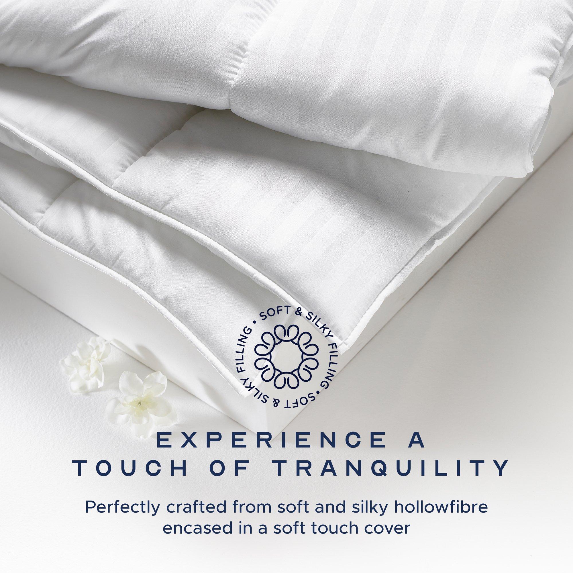 White - Snuggledown - Scandi Soft Touch 4.5 Tog Duvet - 12