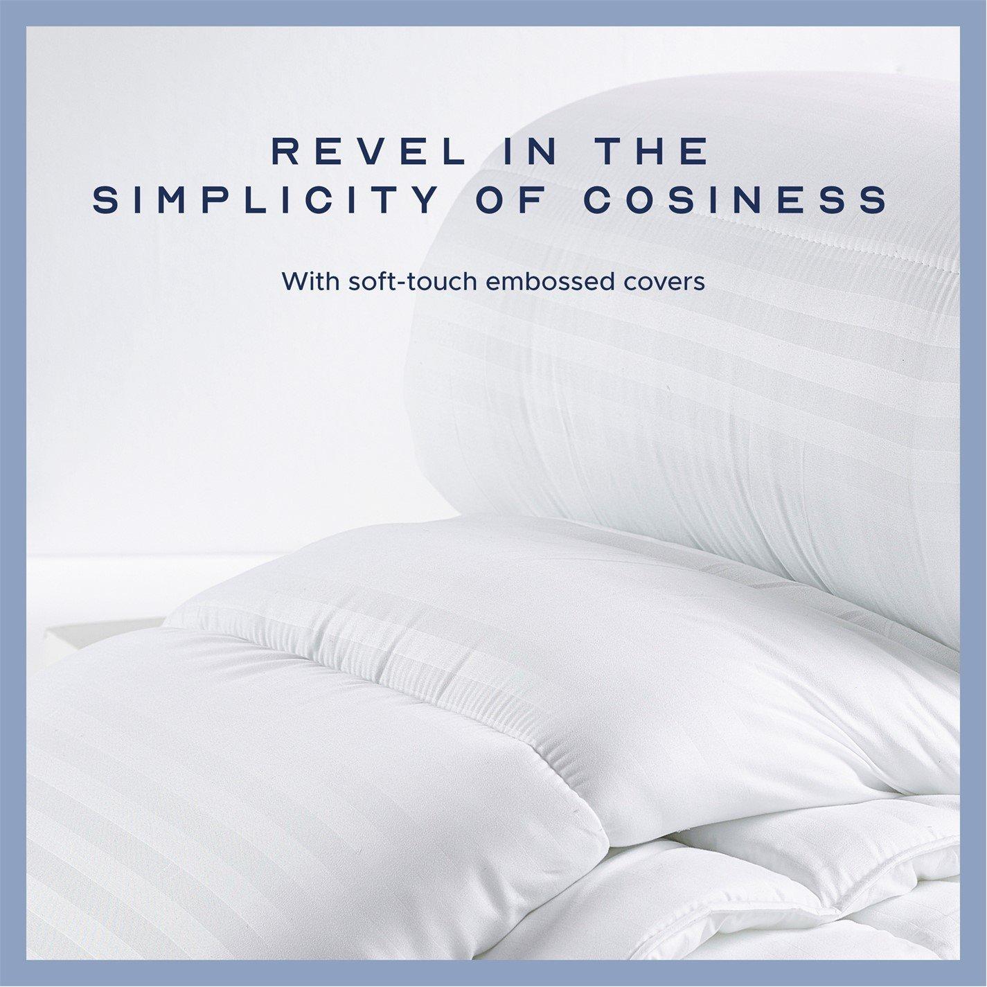 White - Snuggledown - Scandi Soft Touch 4.5 Tog Duvet - 3