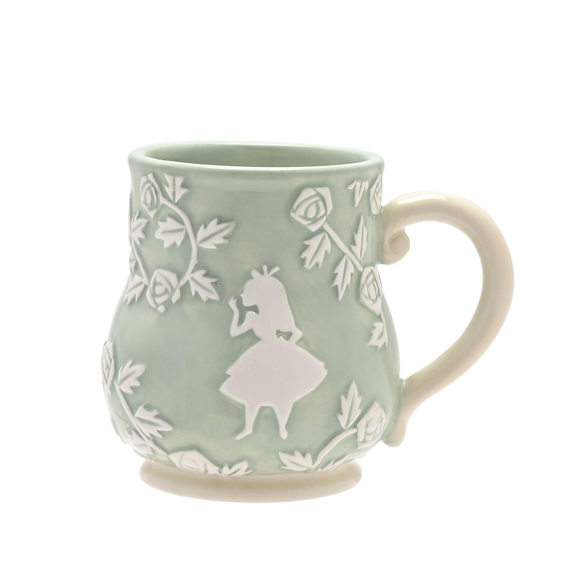 Green - Disney - Disney Alice in Wonderland Embossed Mug - Mad Hatter - 8