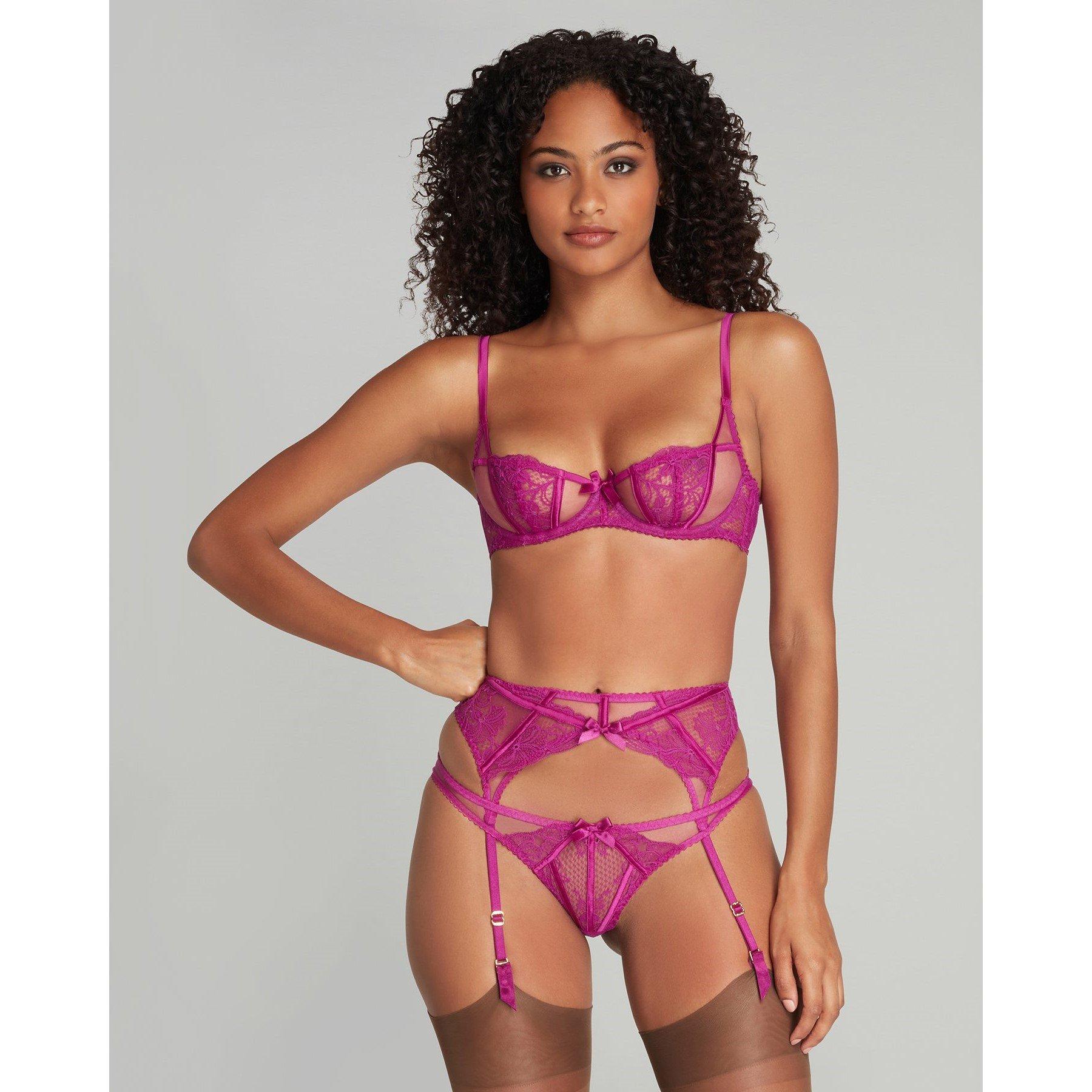 Agent Provocateur Women's Rozlyn Suspender - Magenta - 5