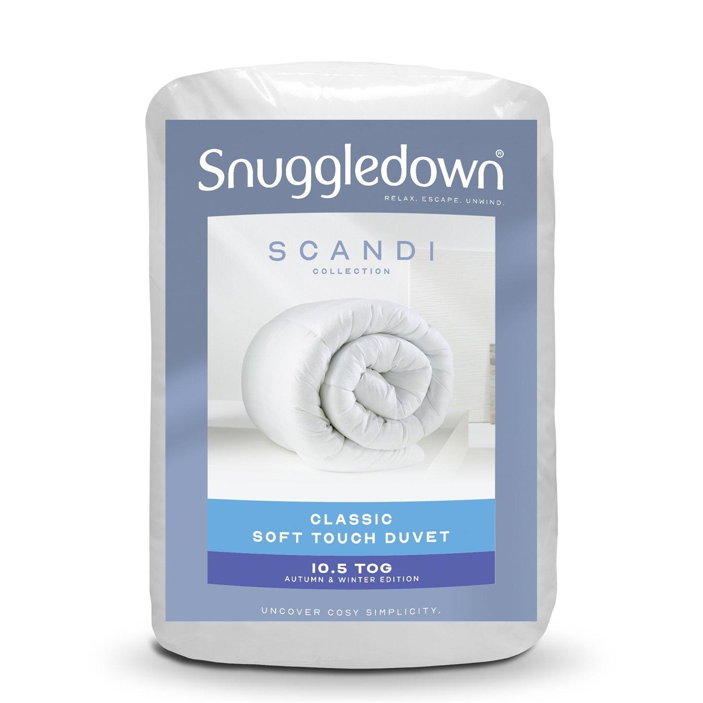 White - Snuggledown - Scandi Soft Touch 10.5 Duvet - 1