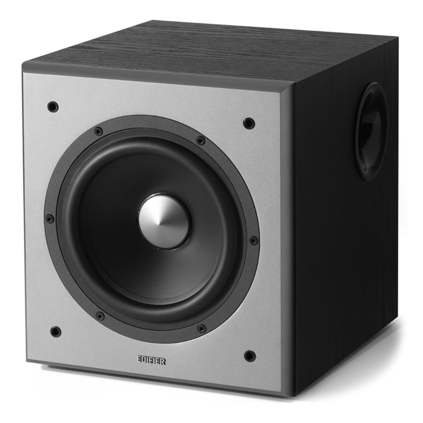 Silver/Black - Edifier - Edifier T5 Powered Active Subwoofer Silver / Black - 1