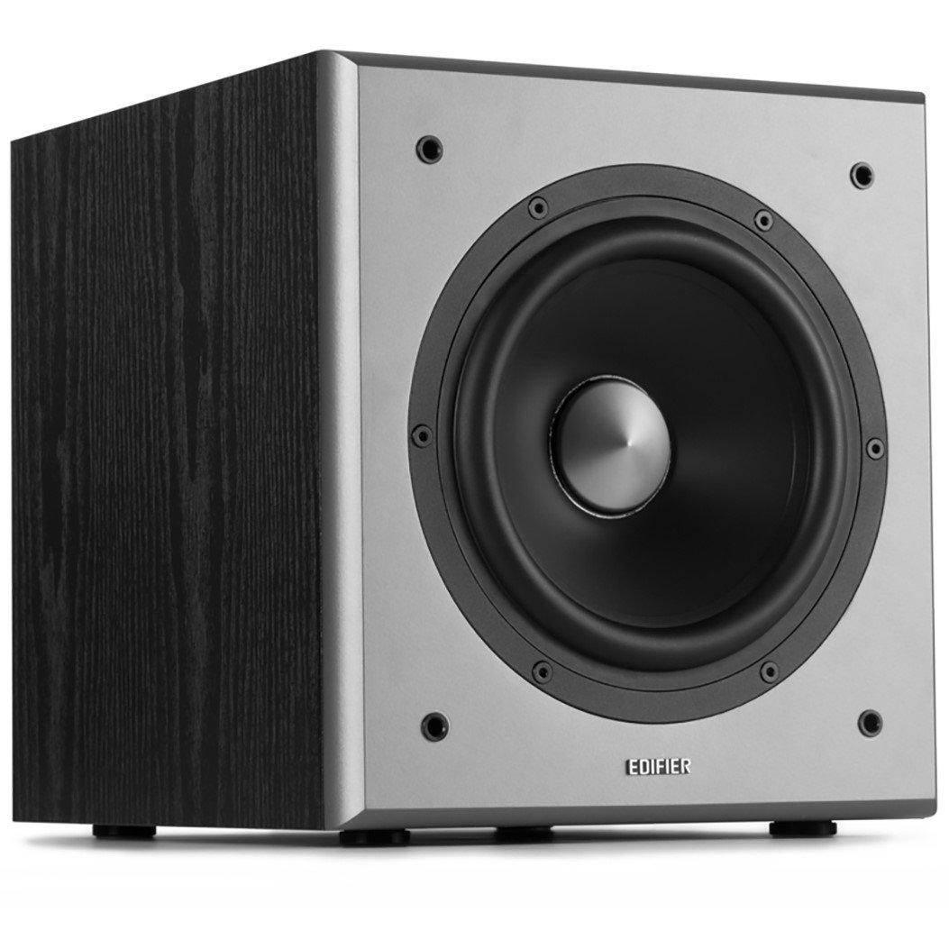 Silver/Black - Edifier - Edifier T5 Powered Active Subwoofer Silver / Black - 3