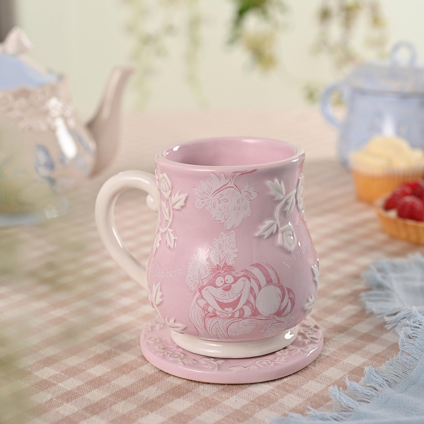 Pink - Disney - Disney Alice in Wonderland Embossed Mug - Cheshire - 2