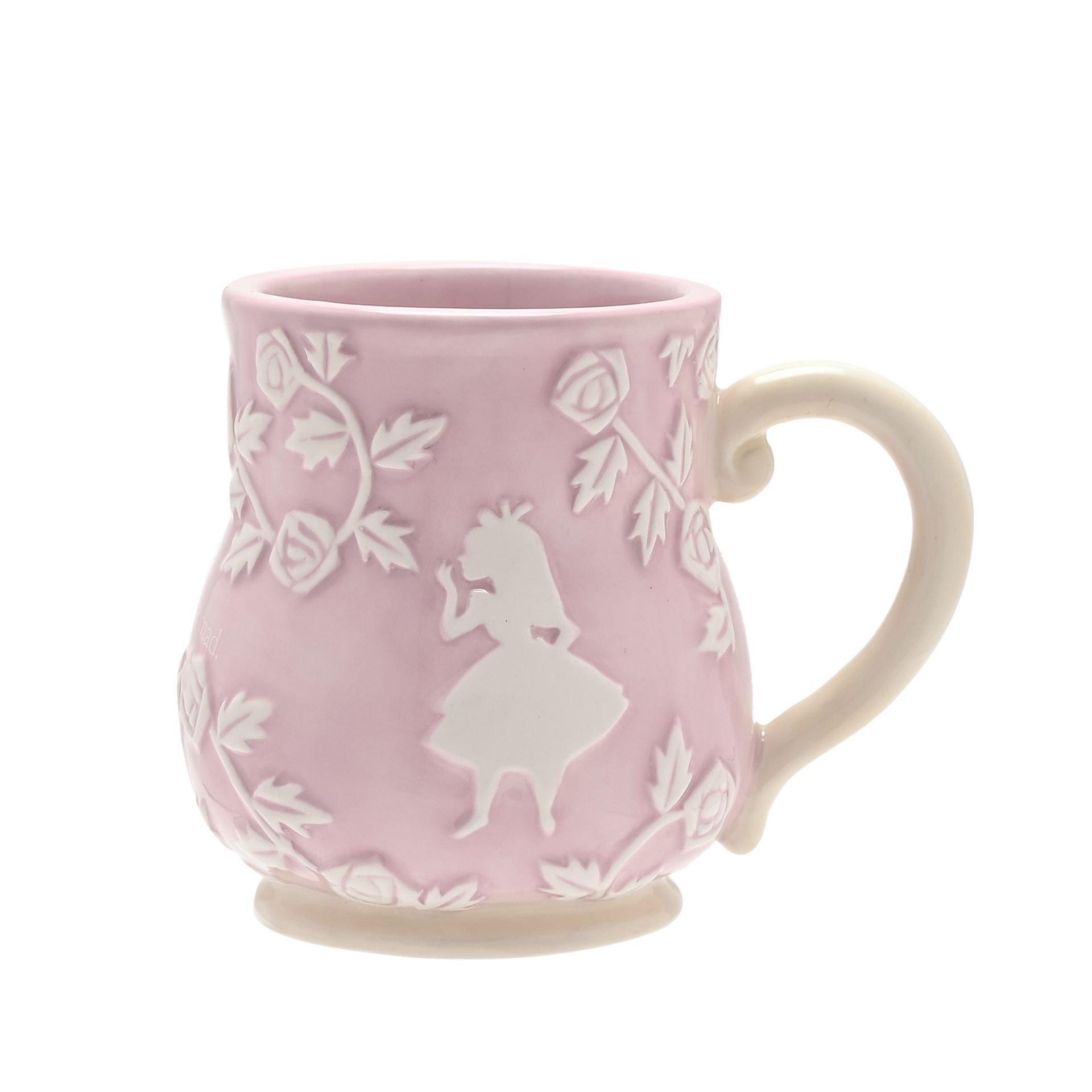 Pink - Disney - Disney Alice in Wonderland Embossed Mug - Cheshire - 8