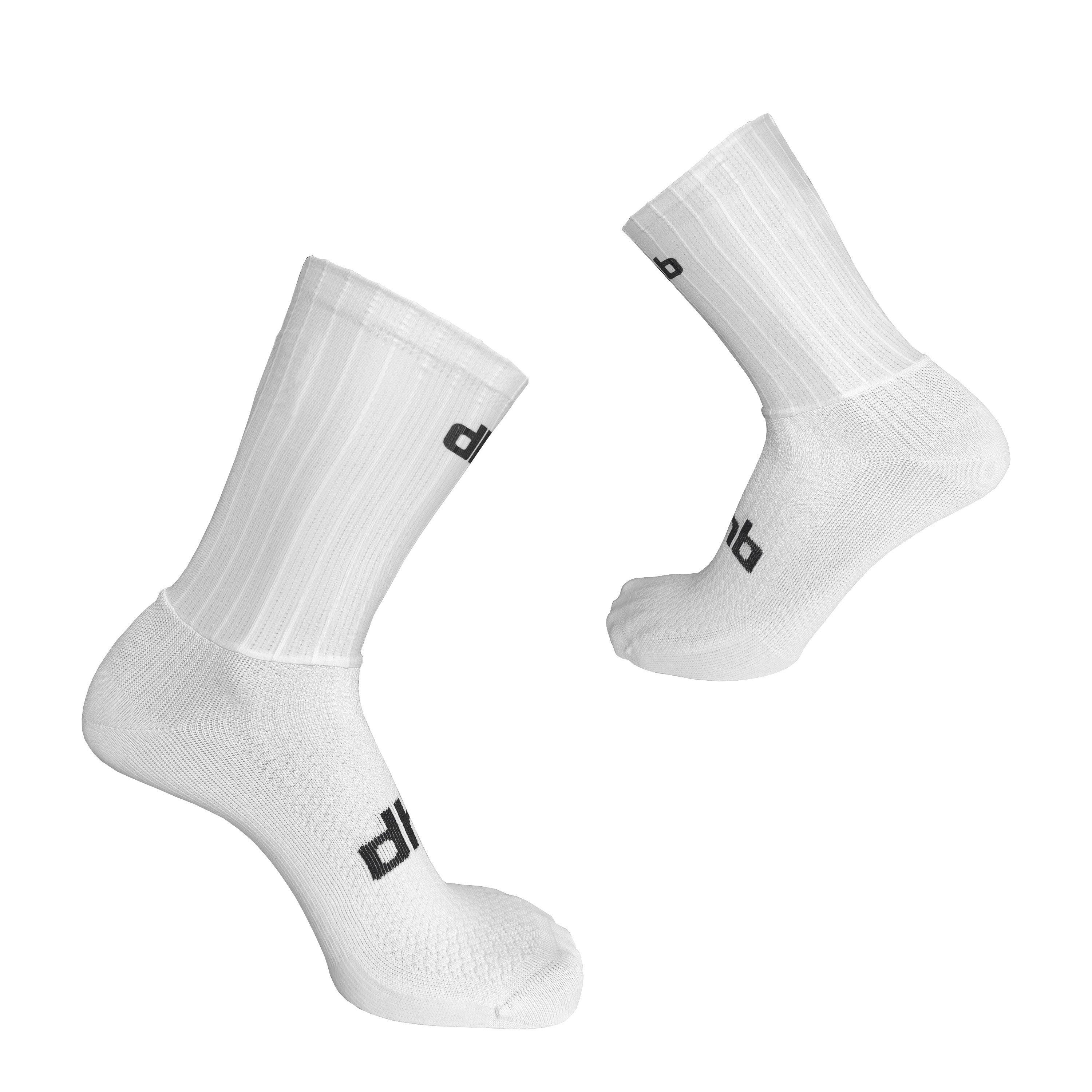 White - Dhb - Dhb Aeron Aero Socks - 1